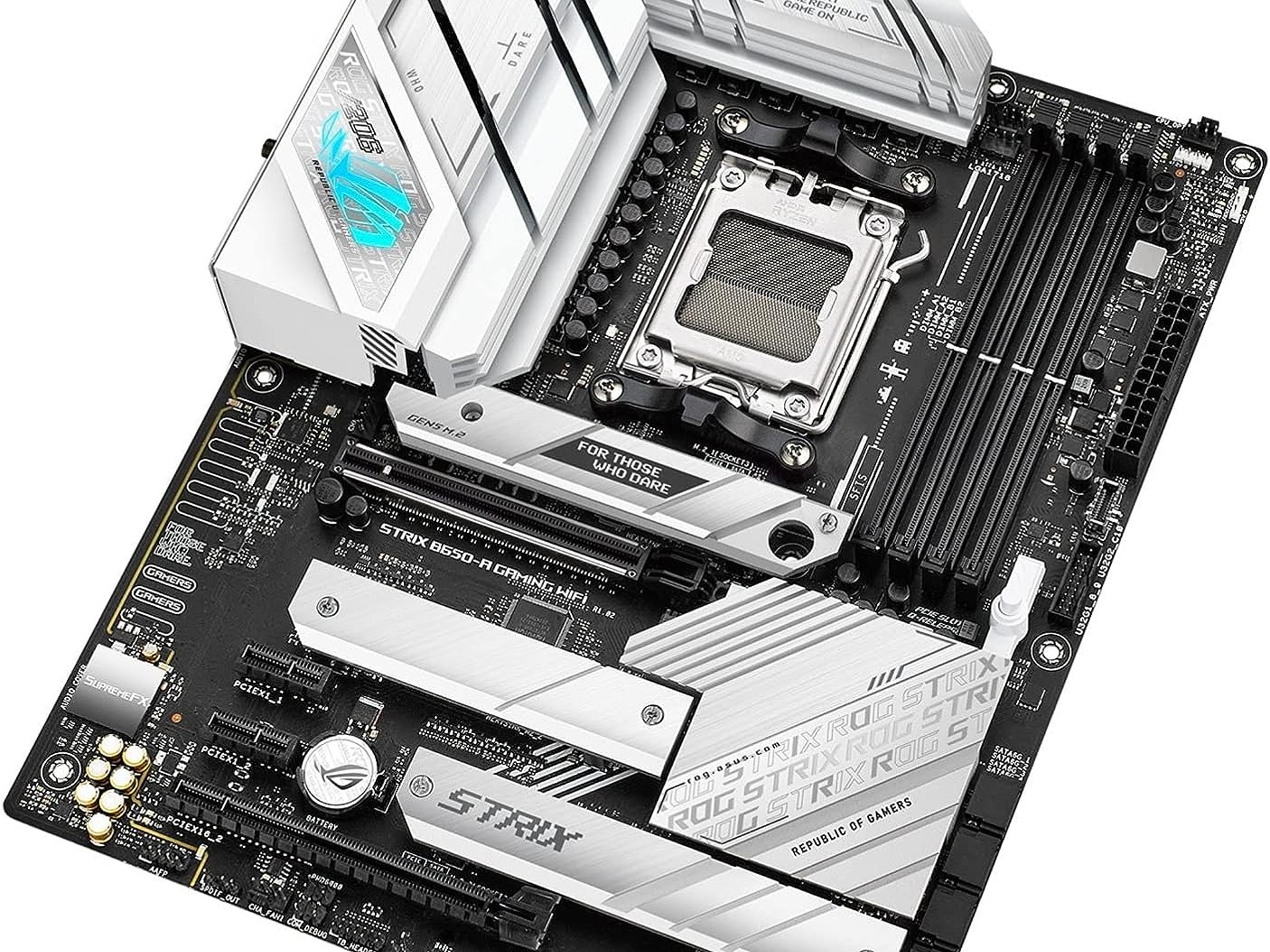 ASUS ROG STRIX B650-A GAMING WIFI AMD AM5 B650 ATX M.2 Desktop Motherboard A