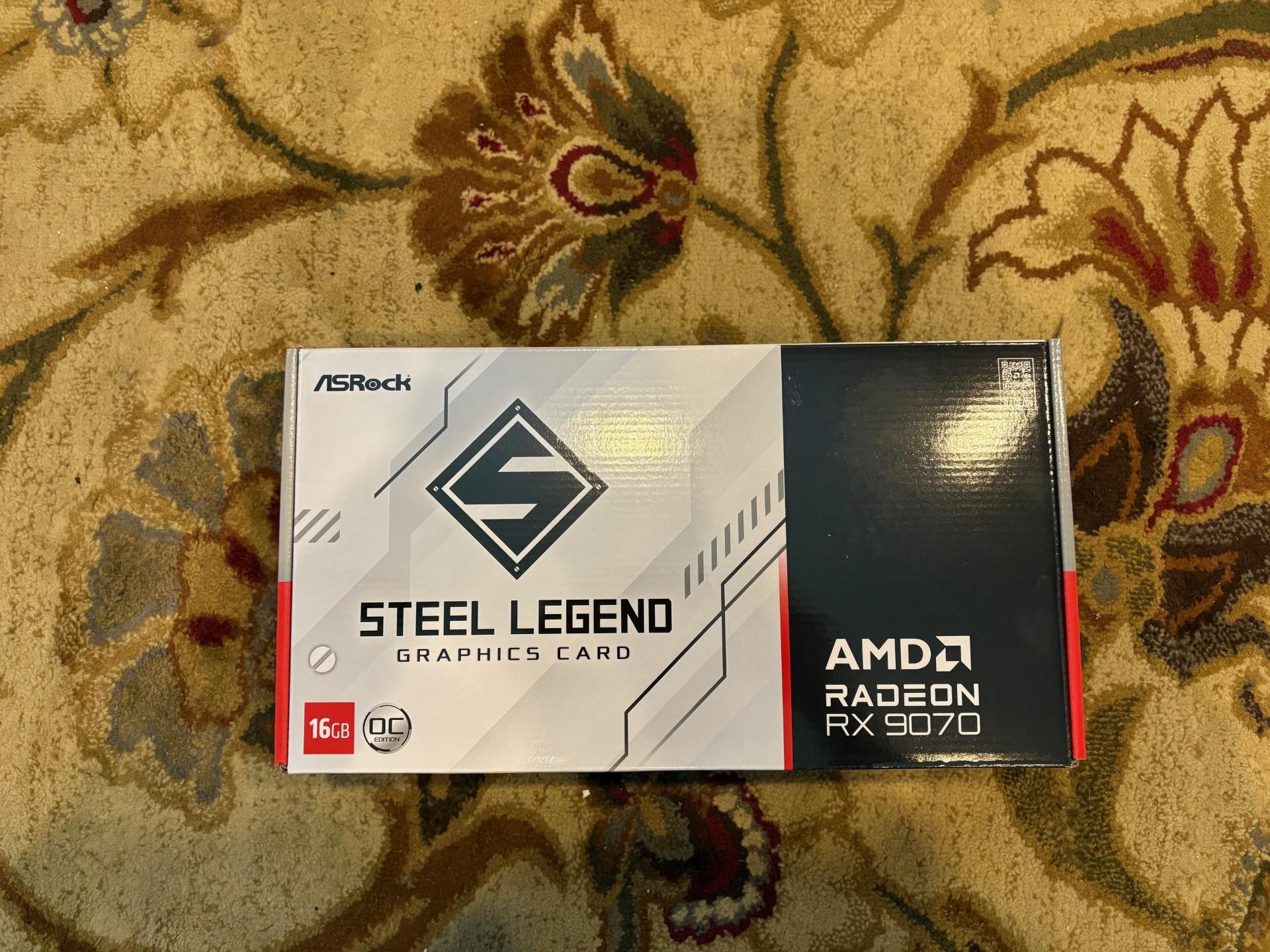 Sealed ASRock Steel Legend 9070