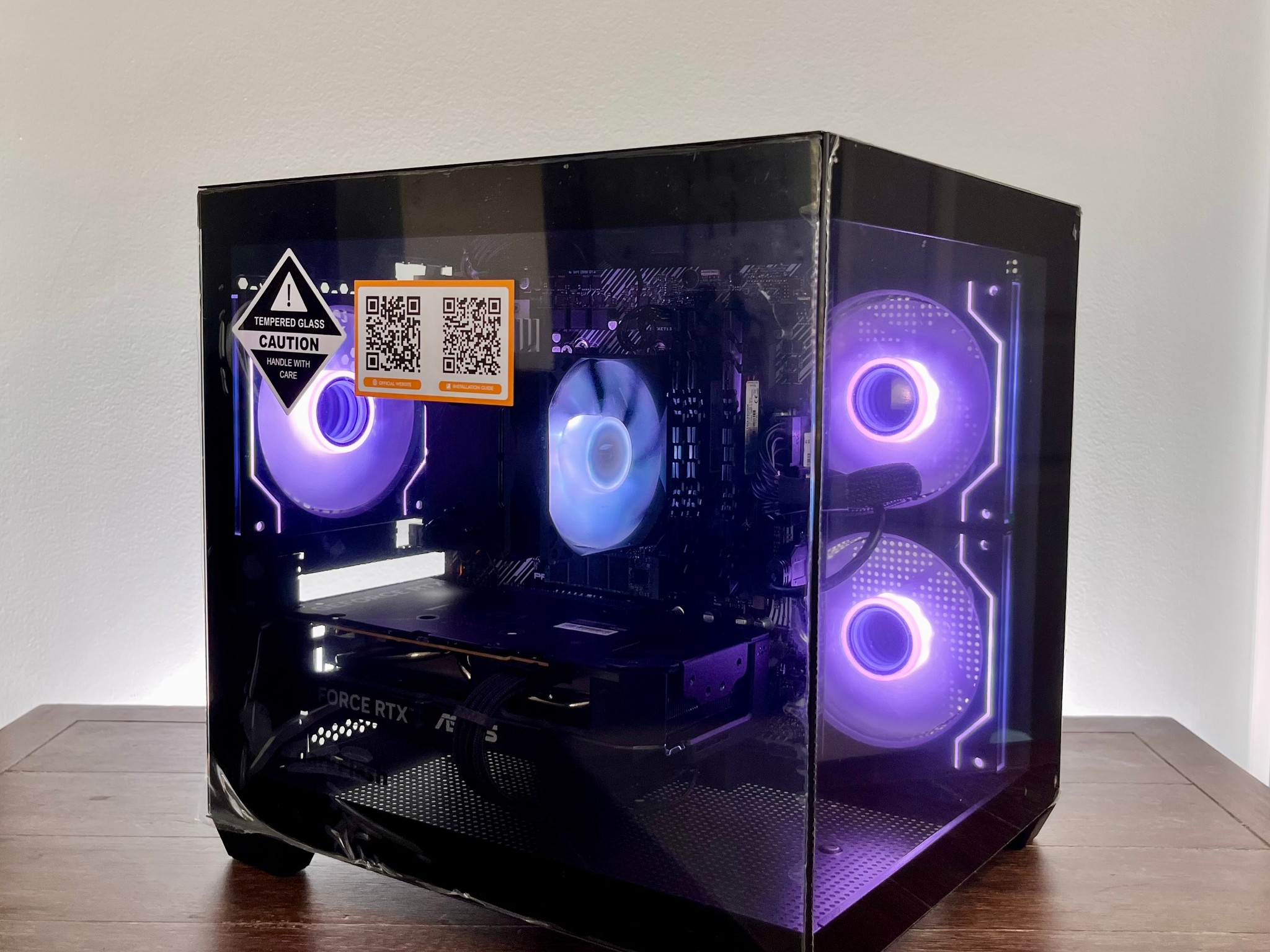 🐦‍⬛🖤RTX 5060 Black Gaming PC | Ryzen 5 5600G | 24GB RAM | 768GB SSD | WiFi-Ready to Play