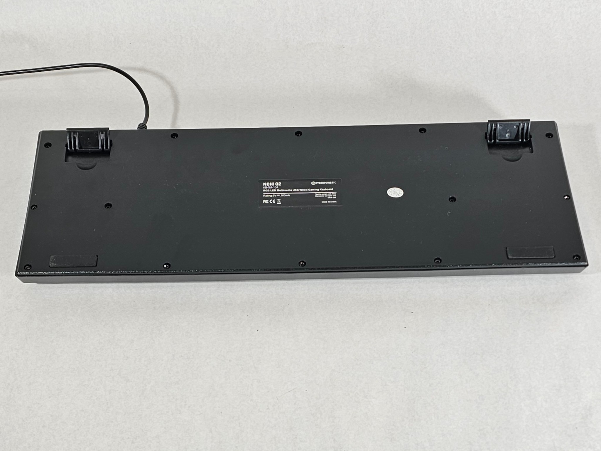 PC Keyboard RGB USB CyberPower PC NOHI 02 KB-161-104