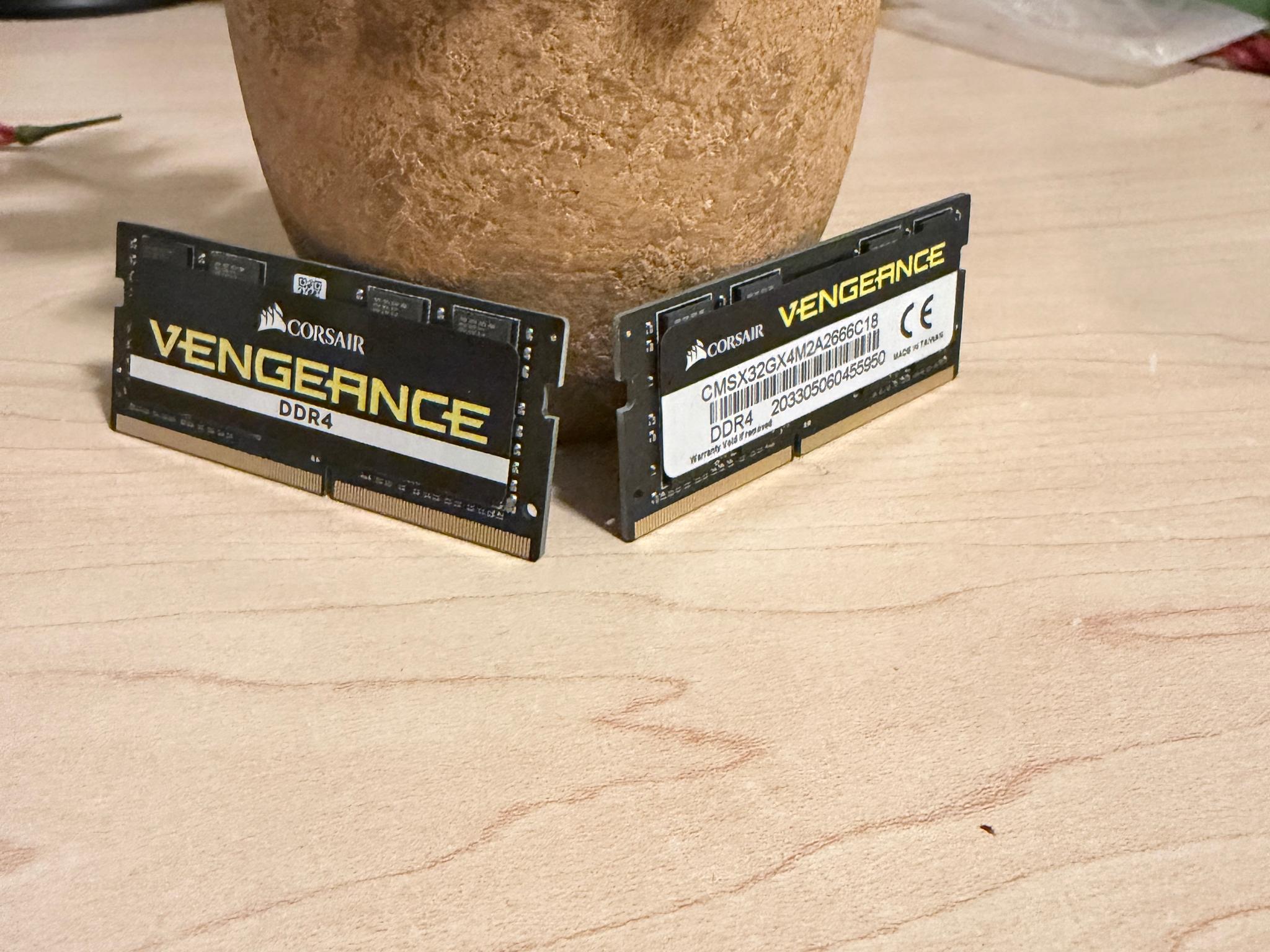32GB (2x16) DDR4 Laptop memory