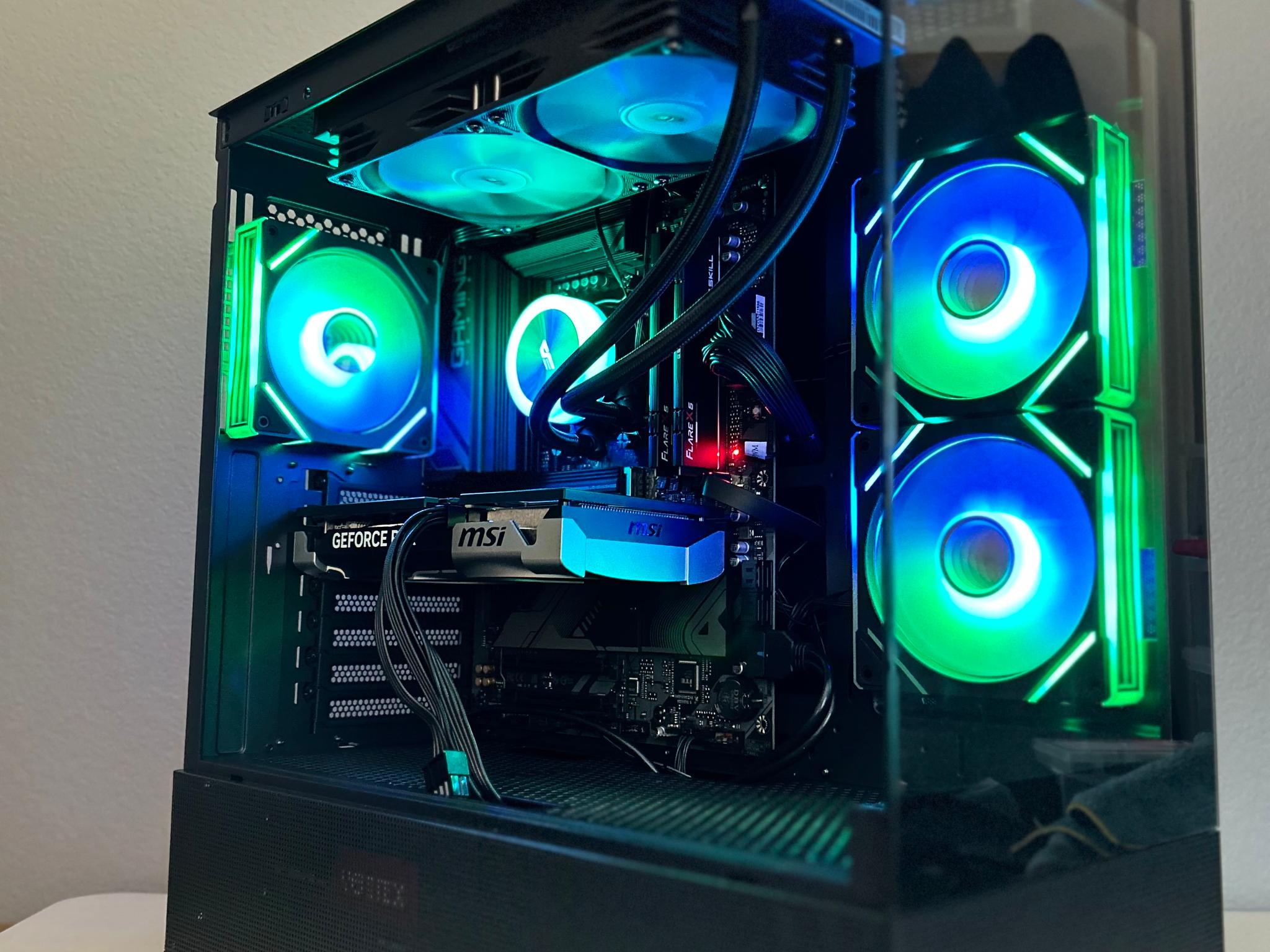 🖤 Obsidian Black Gaming Rig | GeForce RTX 5060 Ti | Ryzen 7 7700x