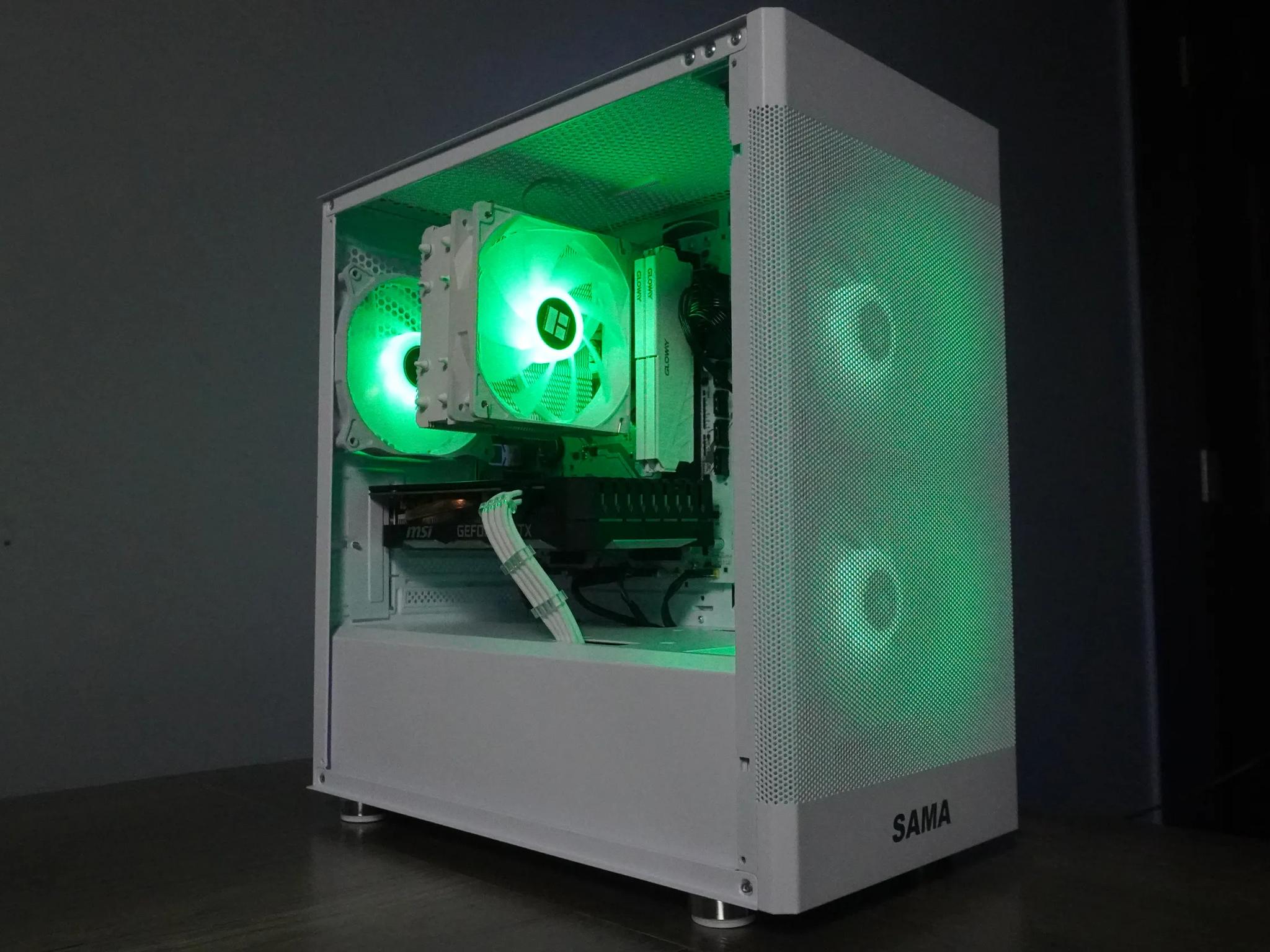 🤍ALL WHITE🤍 1080p GAMING MACHINE 💚GTX 1660 Super 🧡 Ryzen 5 2600x | 16GB | 1TB | WIFI