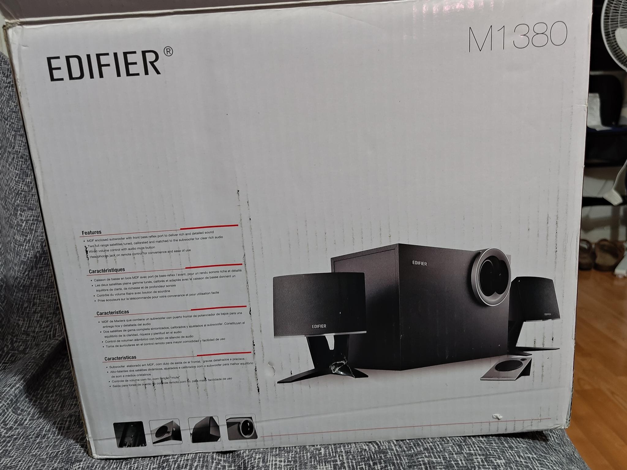 Edifier M1380 Black 2.1 28W Multimedia Speaker System