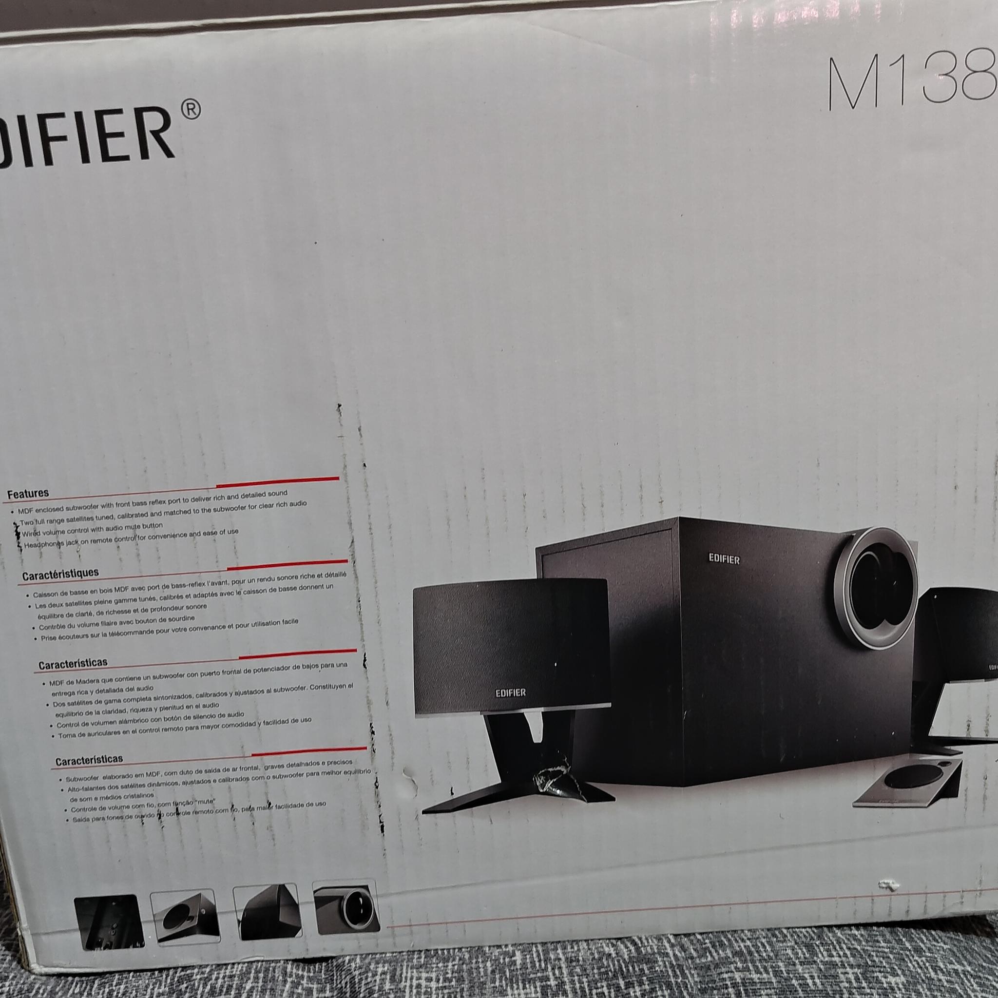 Edifier M1380 Black 2.1 28W Multimedia Speaker System