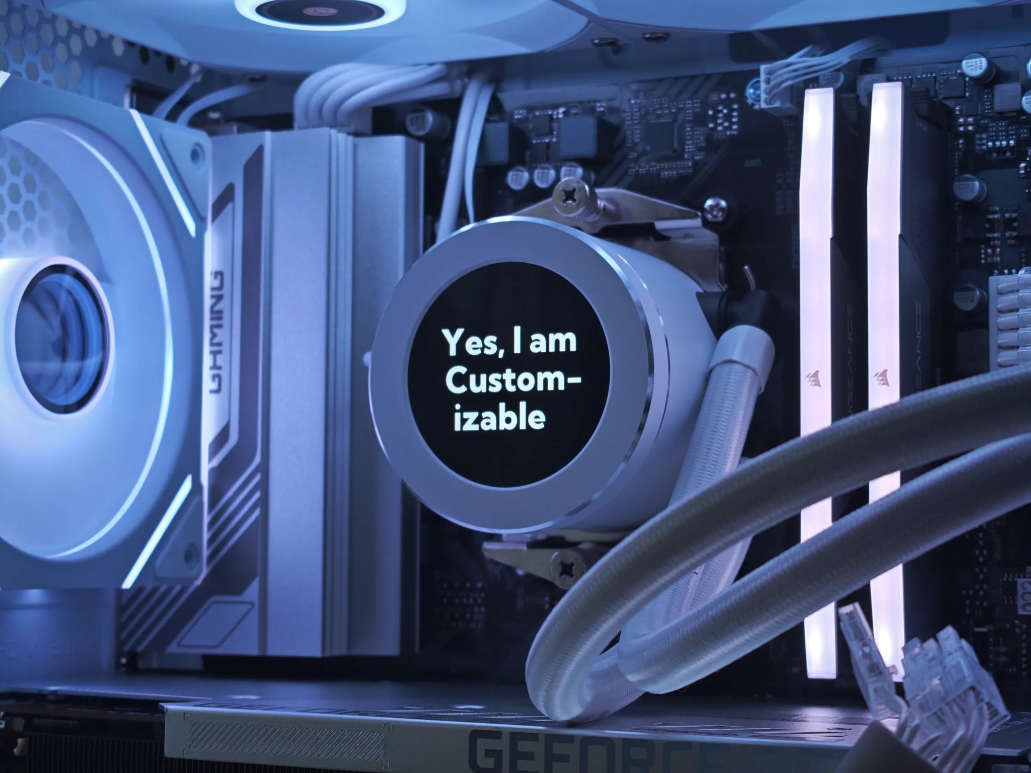 RTX 3080, Ryzen 7 7800X3D, 32GB DDR5, Customizable 2.1" LCD | 1440P/4K Gaming PC