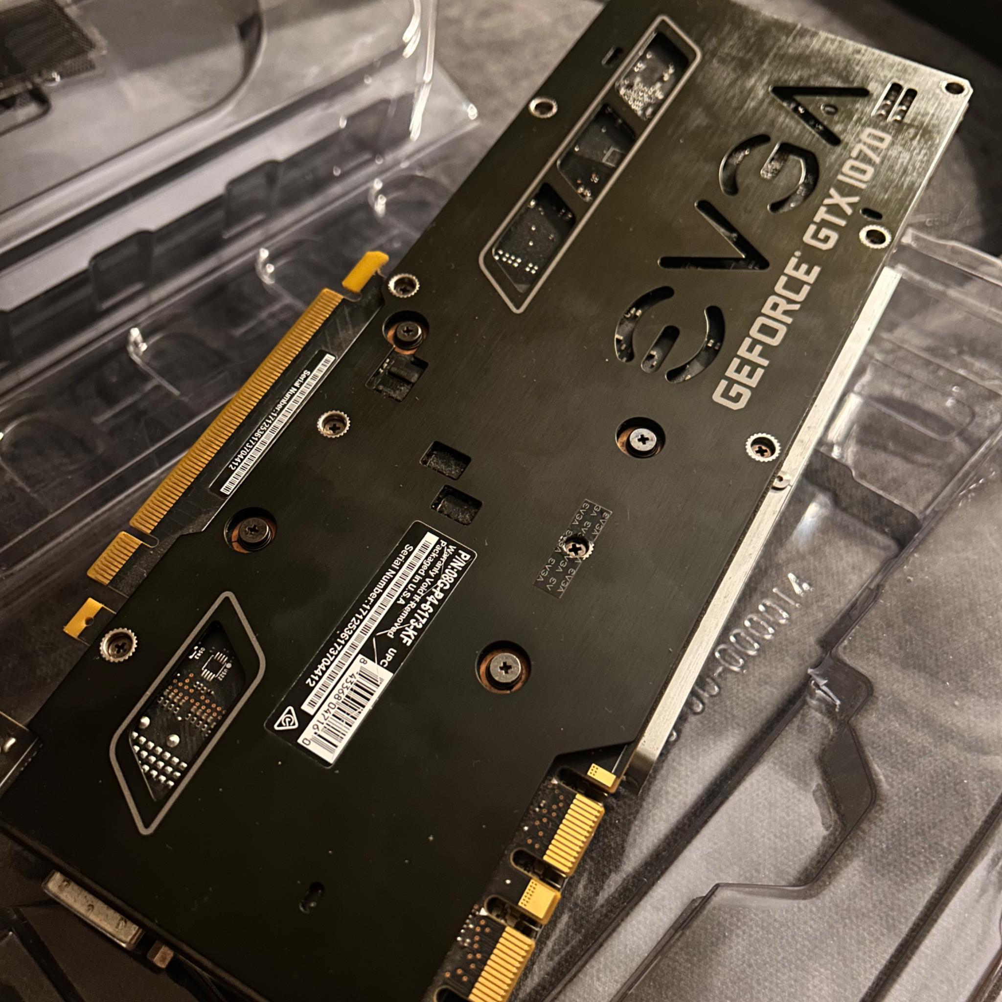 EVGA GTX1070 SC Nvidia GPU 8GB Gaming