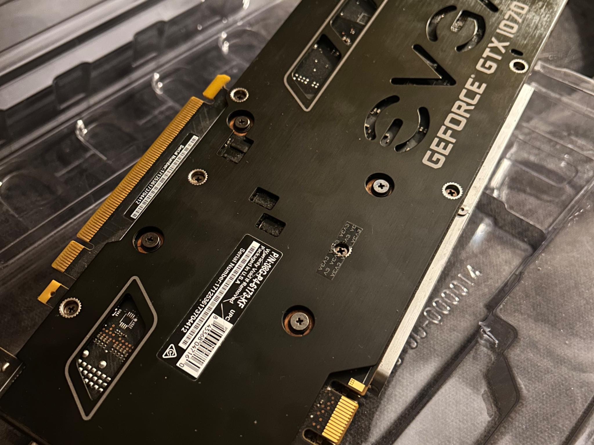 EVGA GTX1070 SC Nvidia GPU 8GB Gaming