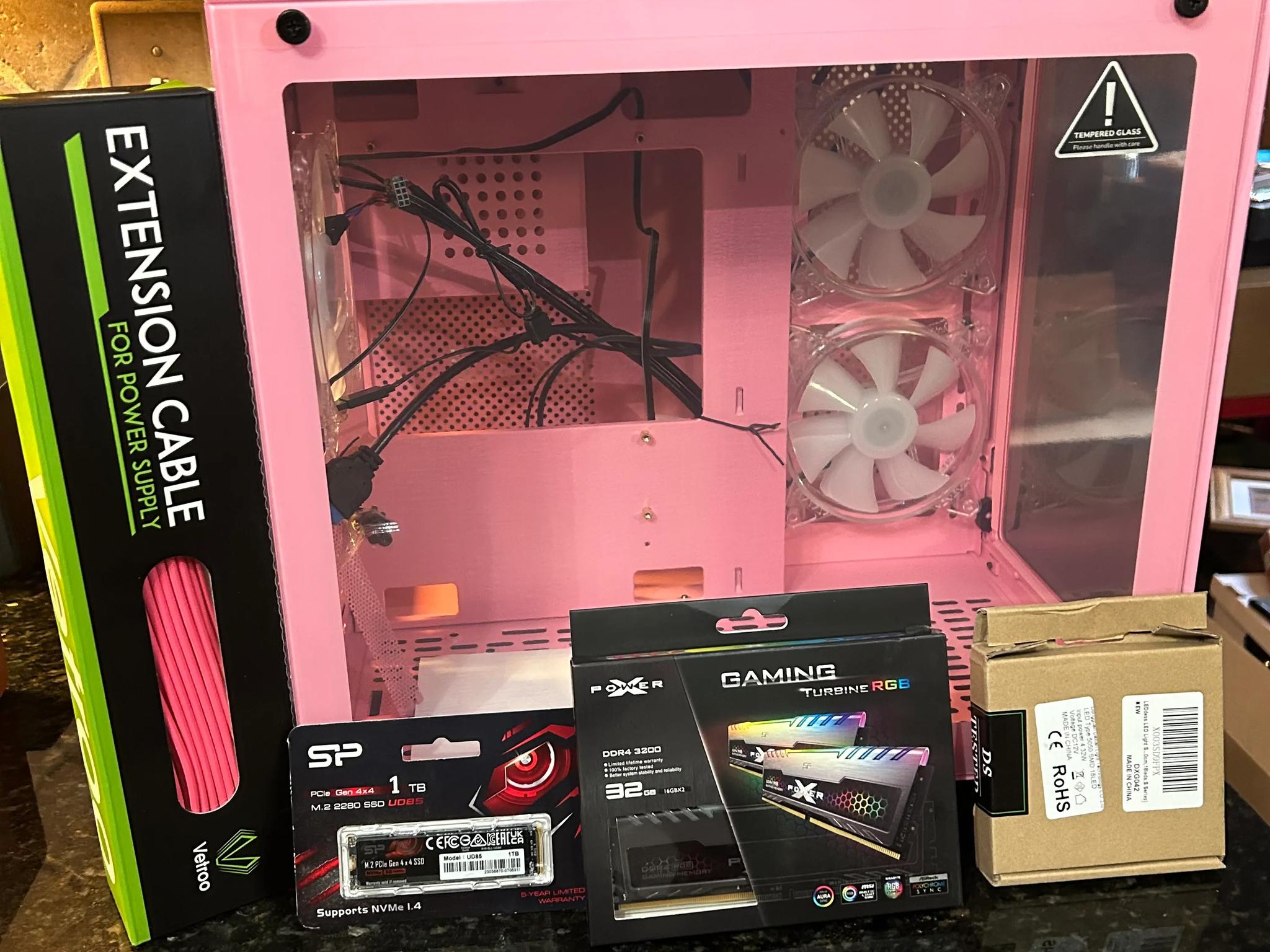 AMD "Anime" Pink and White Theme CYBER MONDAY SALE