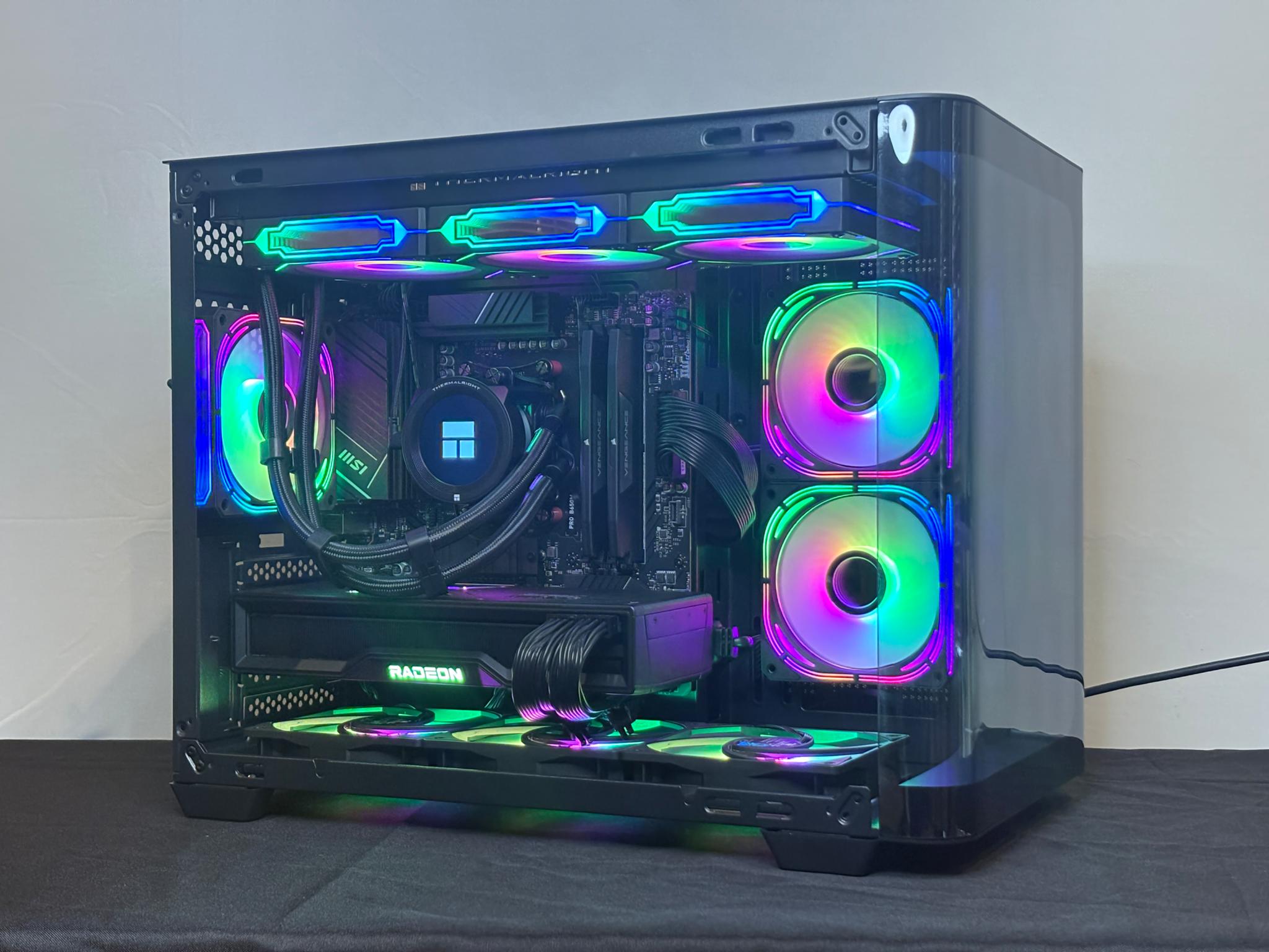 🖤 4K Gamer | RX 6950XT | Ryzen 5 9600X | 32GB DDR5 | Customizable LCD Liquid Cooler