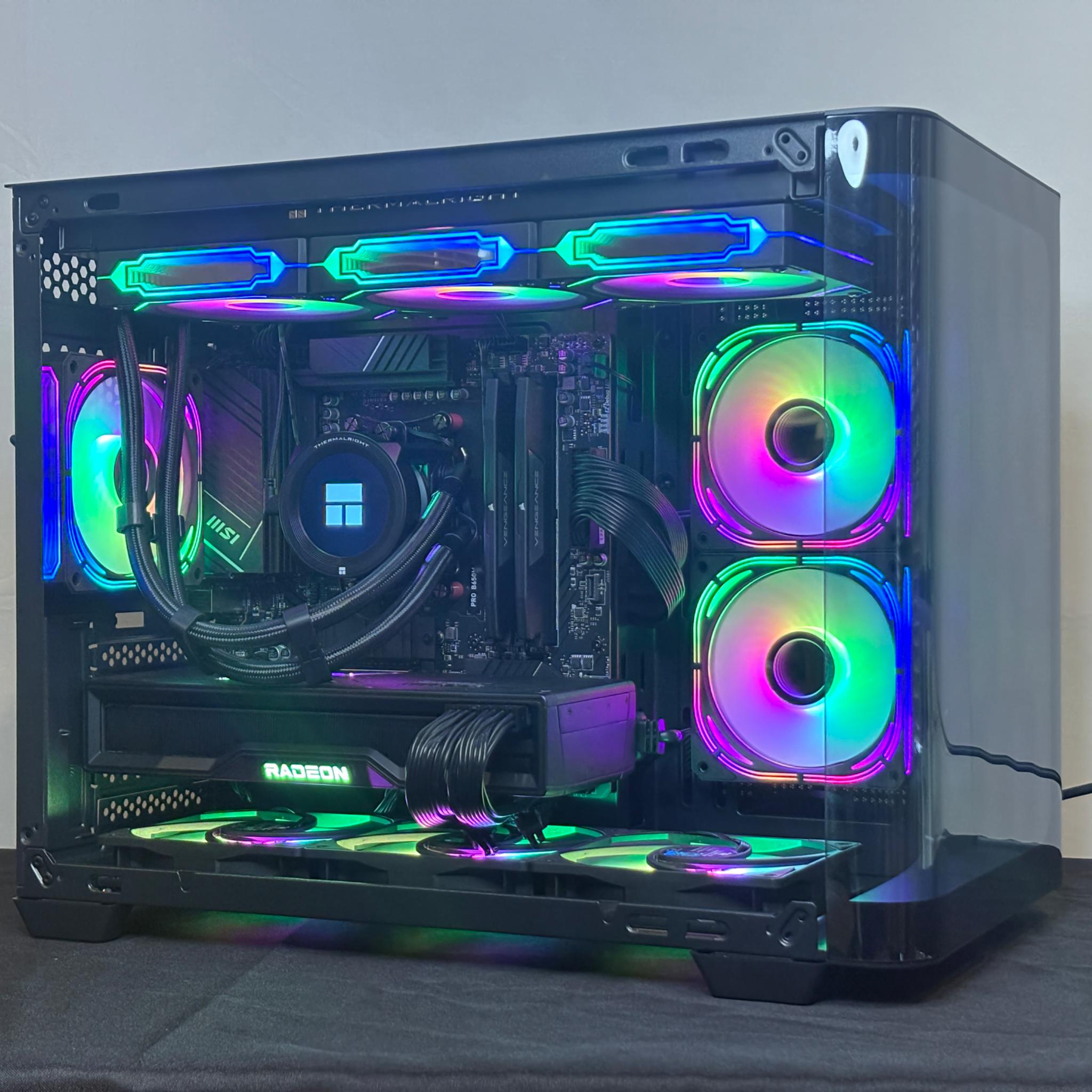 🖤 4K Gamer | RX 6950XT | Ryzen 5 9600X | 32GB DDR5 | Customizable LCD Liquid Cooler