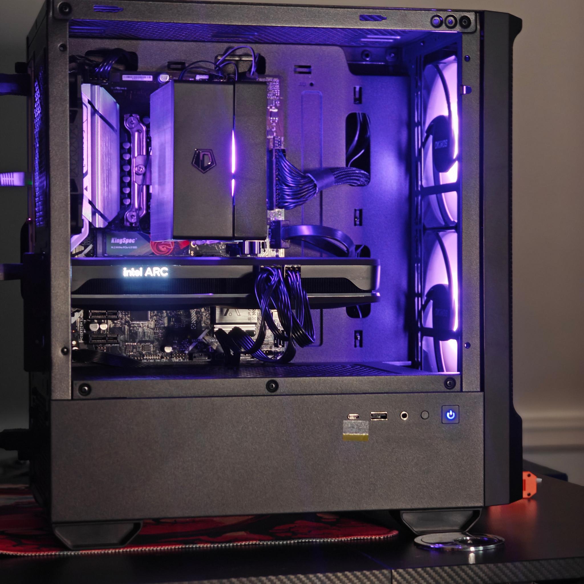 GAMING PC|INTEL I3 14100F 12MB LGA1700|INTEL ARC A750 8GB|16GB DDR4 3200|1TB SSD|WINDOWS 11 HOME