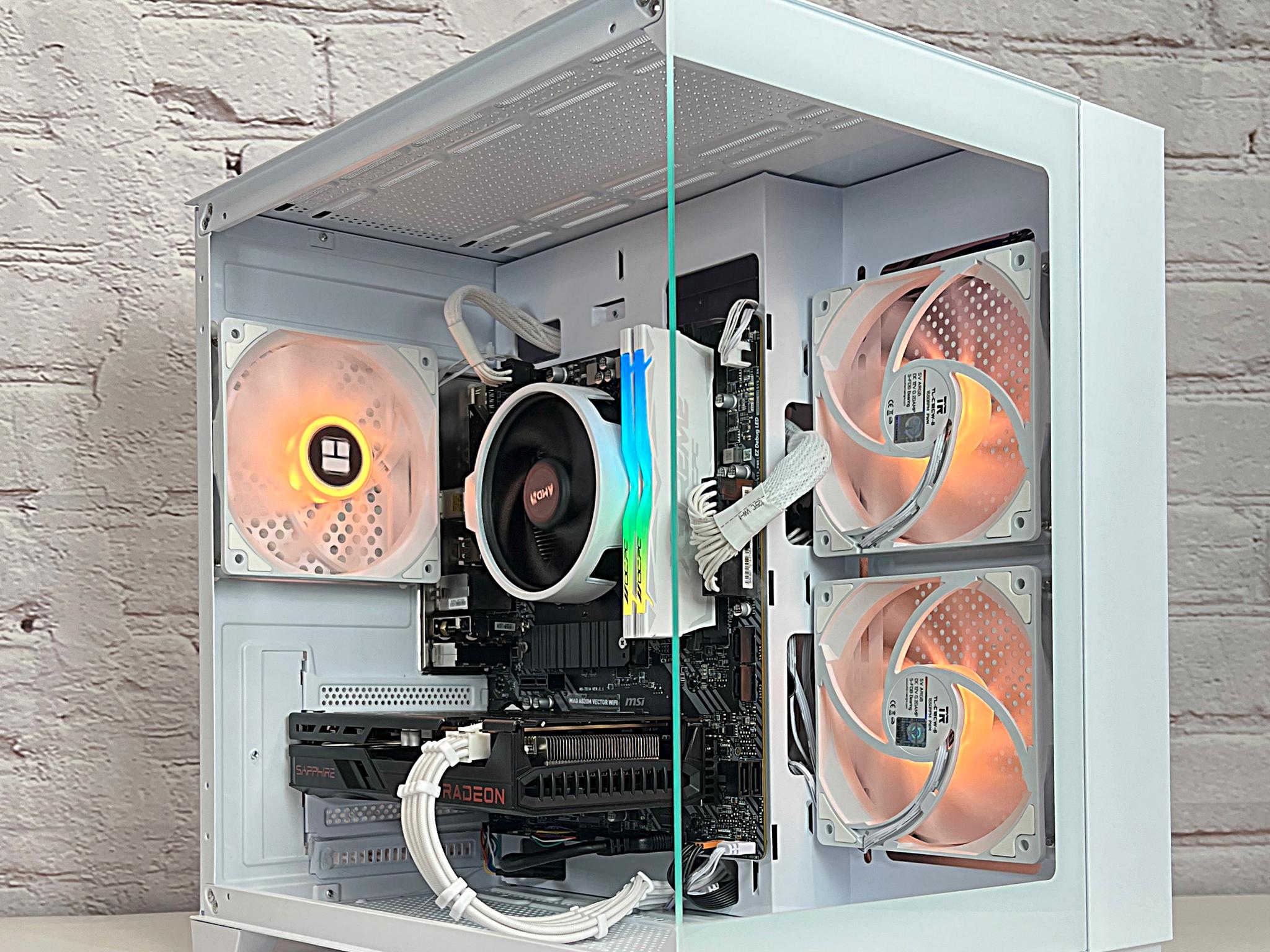 Ryzen 5 3600 RX 6600 16GB RAM 1TB M.2 Wifi 5 Bluetooth Window 10 Gaming PC