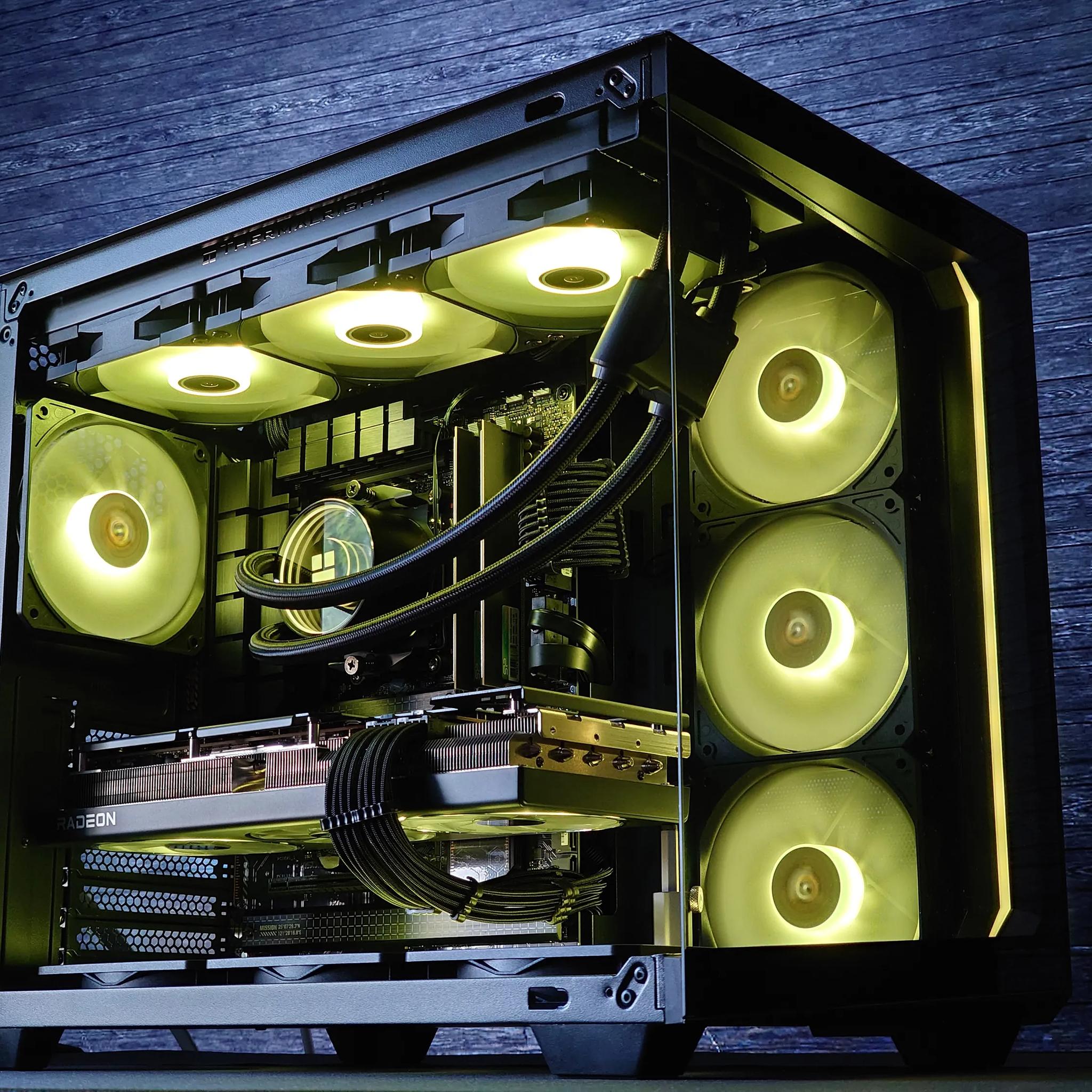 🌌🌑Dark Nebula🔭Liquid Cooled Gaming PC🔭AMD RX 7800 XT 16GB🔭Ryzen 5 7500F🔭32GB DDR5🔭1TB