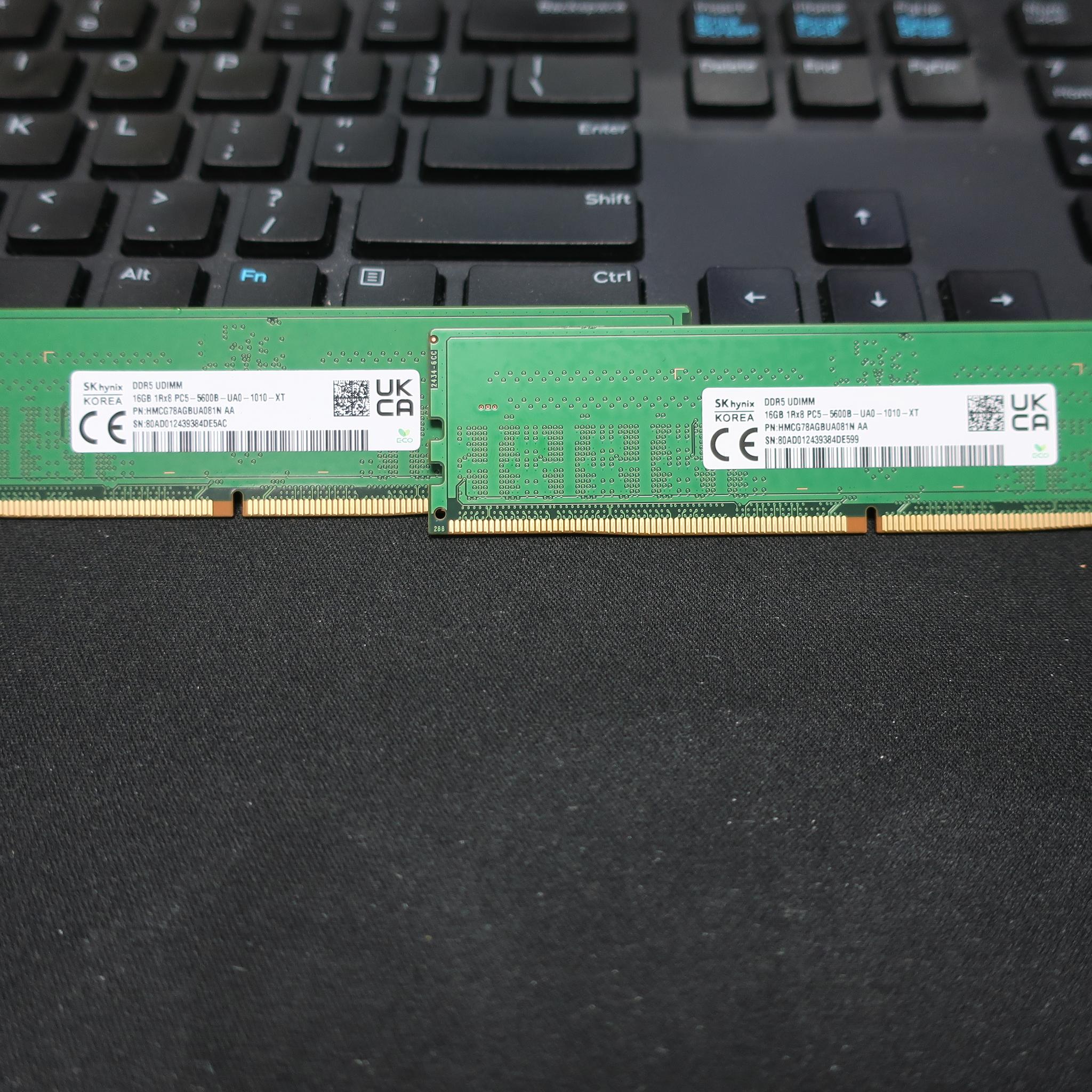 32GB (16GB X 2) SK hynix 16GB PC5 5600B UDIMM