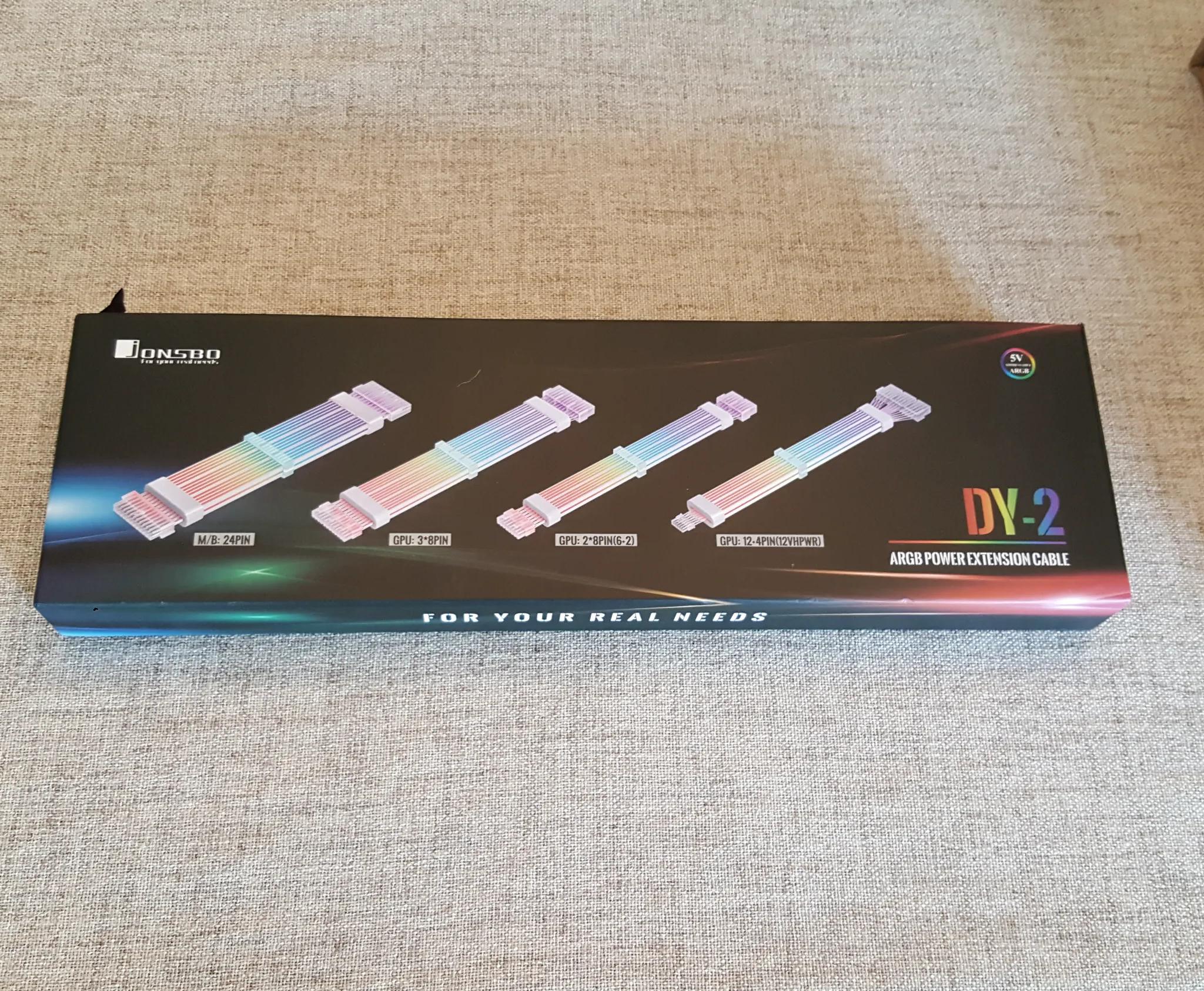 12VHPWR (12+4 pin) ARGB Strimmer cable + HYTE Y60 LCD DISPLAY 12.6in BRAND NEW + Lian Li Strimmer