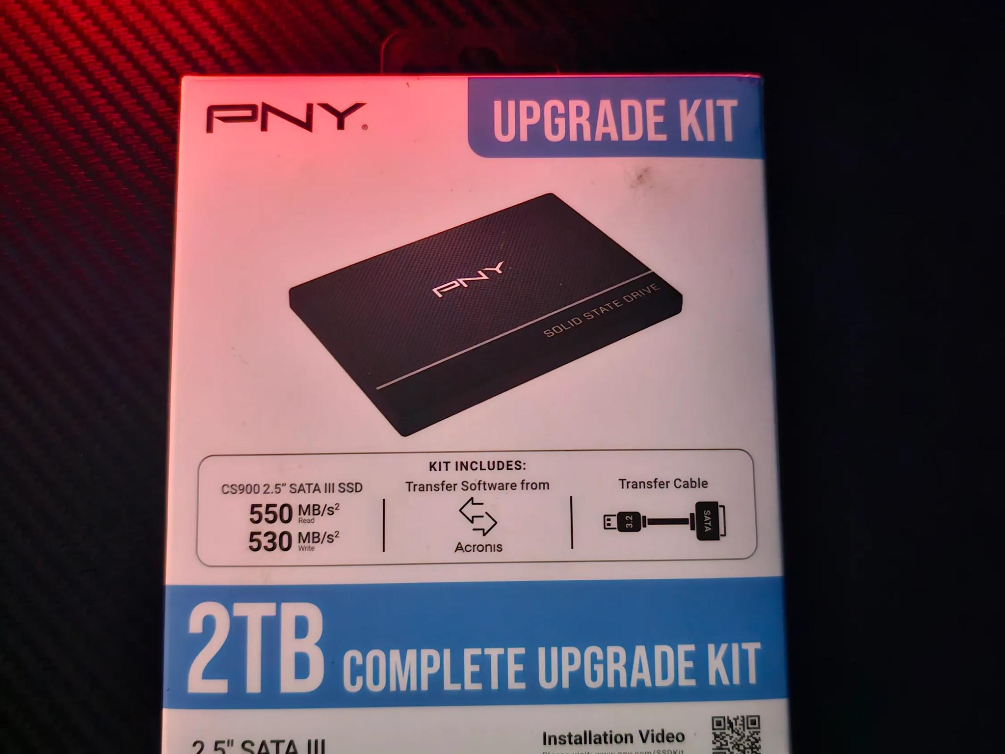 PNY CS900 2TB 3D NAND 2.5" SATA III Internal Solid State Drive (SSD) - (SSD7CS900-2TB-RB)