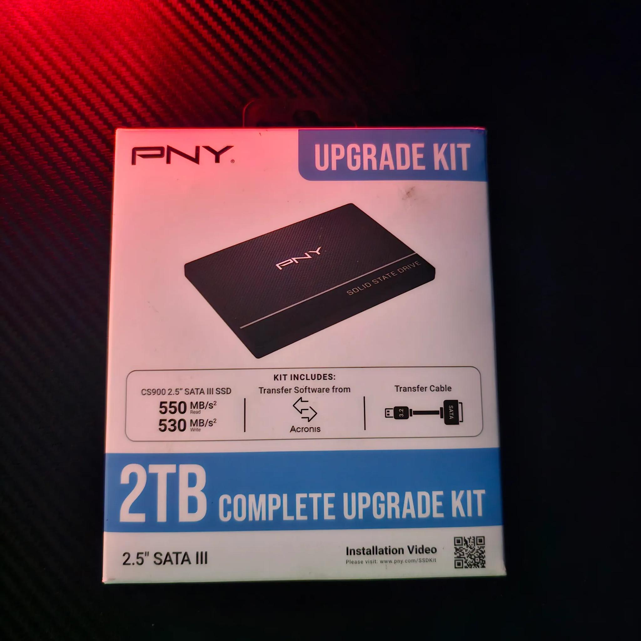 PNY CS900 2TB 3D NAND 2.5" SATA III Internal Solid State Drive (SSD) - (SSD7CS900-2TB-RB)