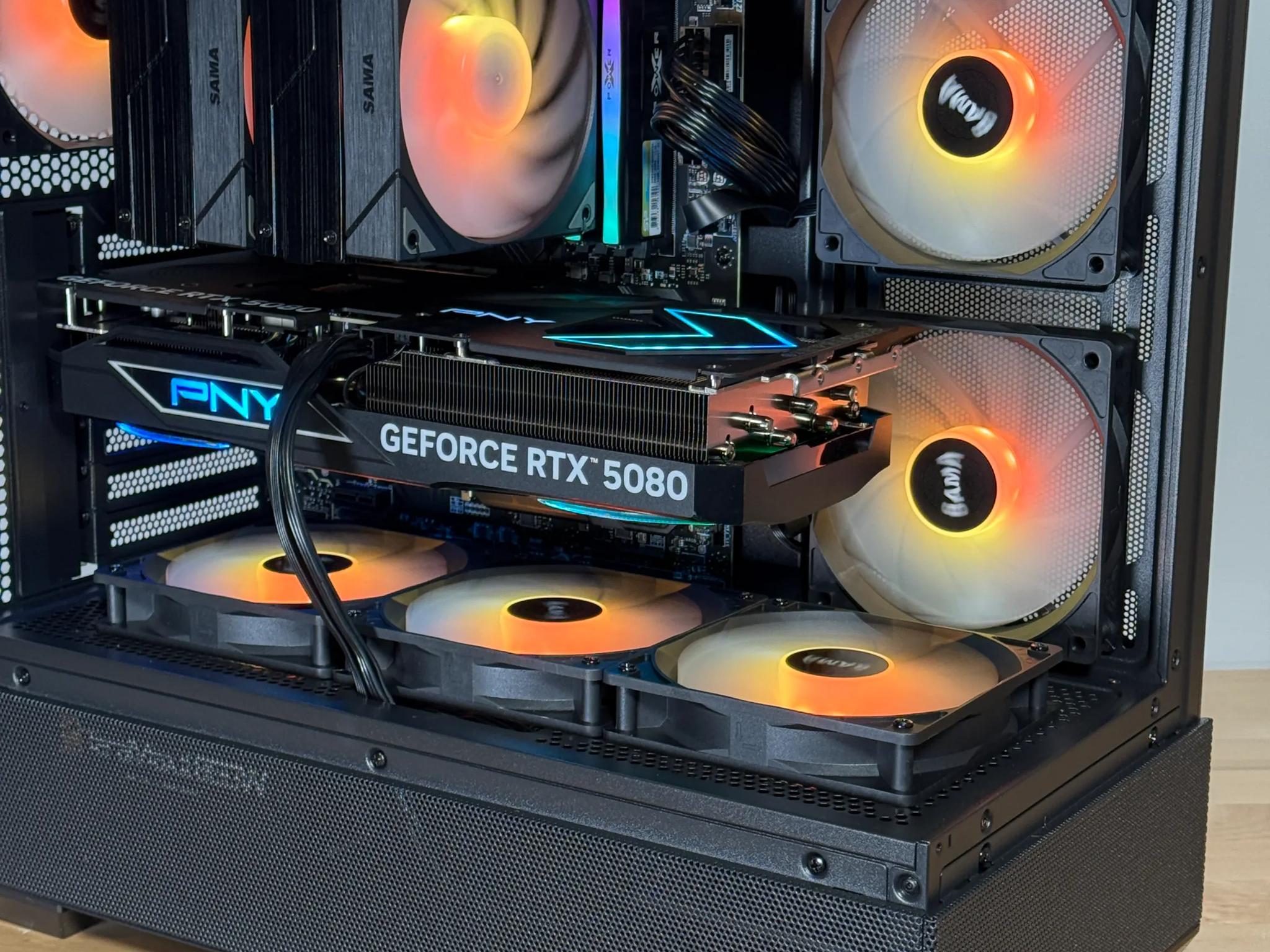 RTX 5080 Ryzen 9800X3D 64GB DDR5 4TB NVME GAMING PC