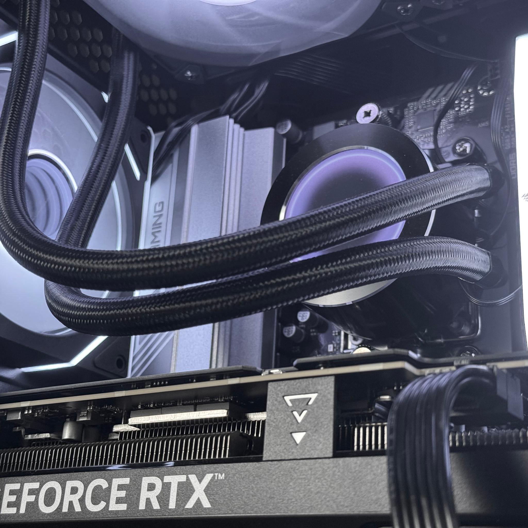👻 GHOST Gaming PC | RTX 4070 Ti SUPER 16GB | Ryzen 9 7900X | CUSTOM LCD AIO | 32GB RAM |FREE SHIP