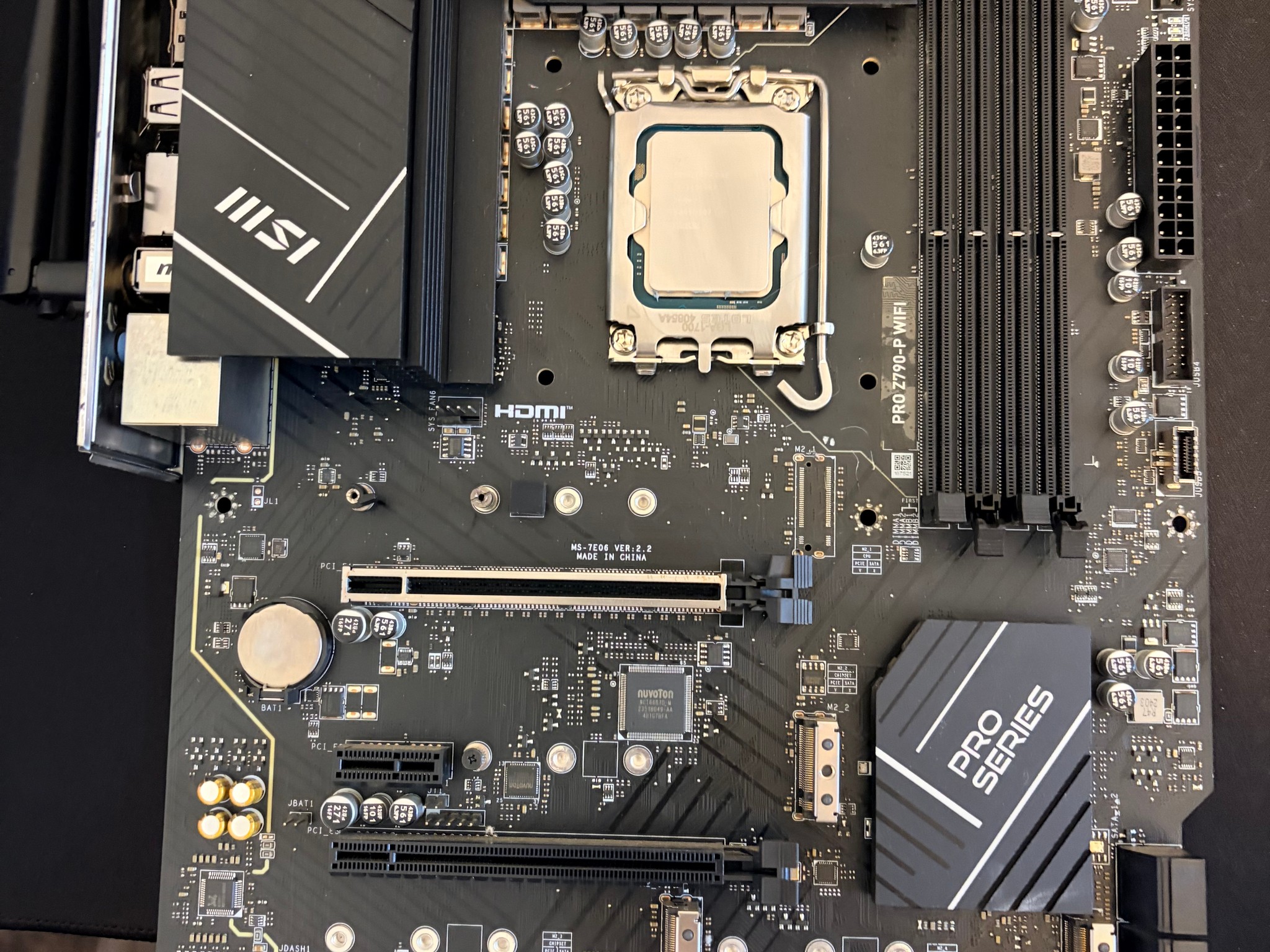Intel Core i9-14900KF with MSi B760 motherboard