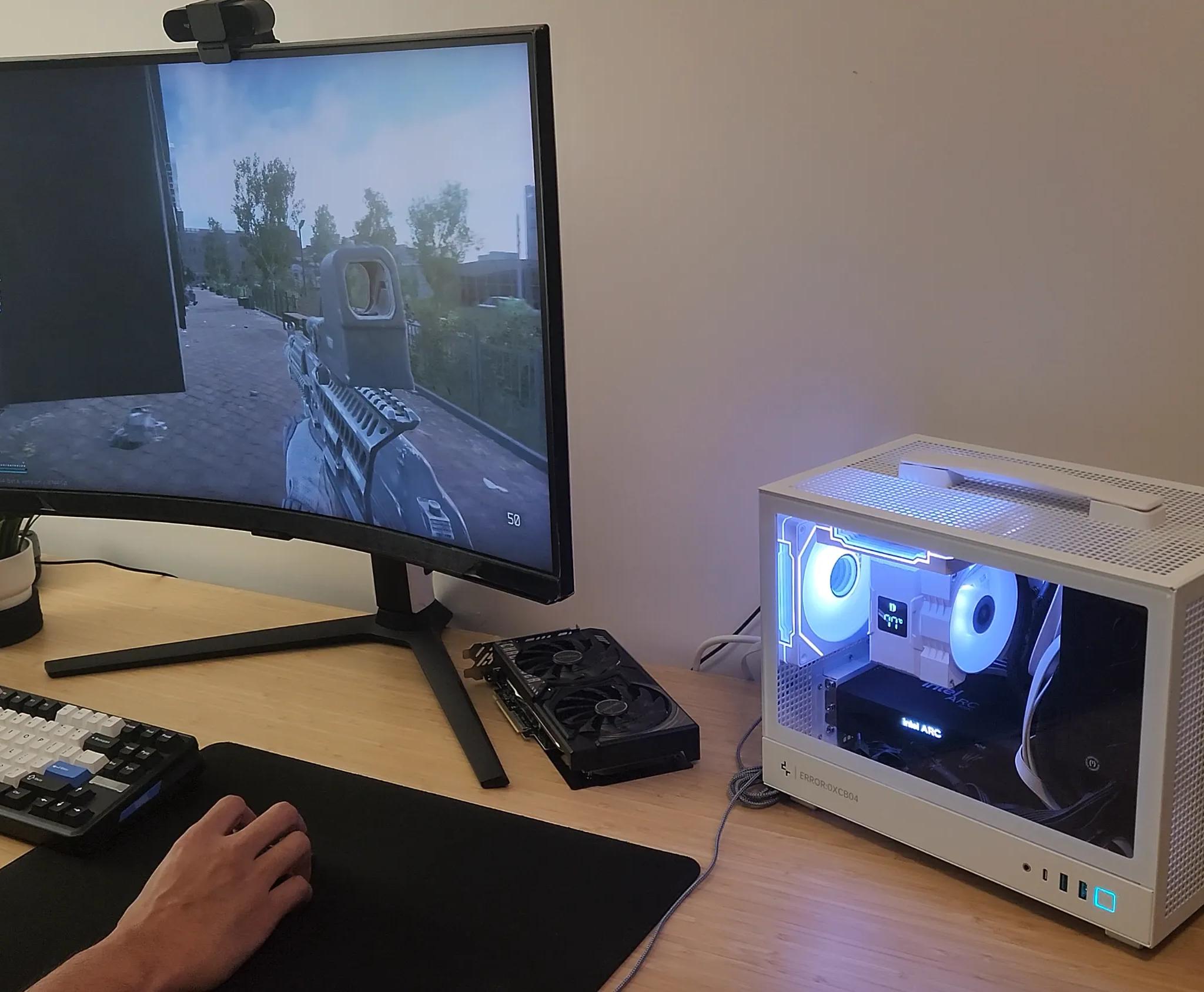 🎮 Small But Mighty – 5800X3D + Arc B580 ITX Build, Game-Ready