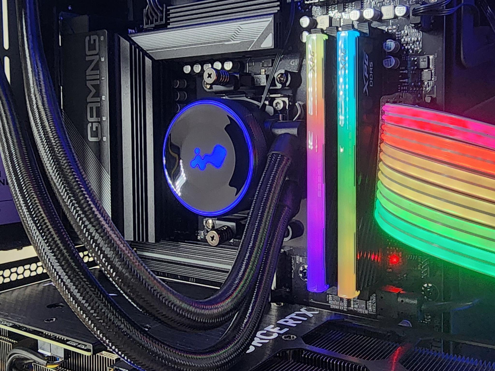 Gaming PC Ryzen 7 7800X3D 32GB RAM 2TB SSD RTX 4070 Ti SUPER 16GB Win11 Computer