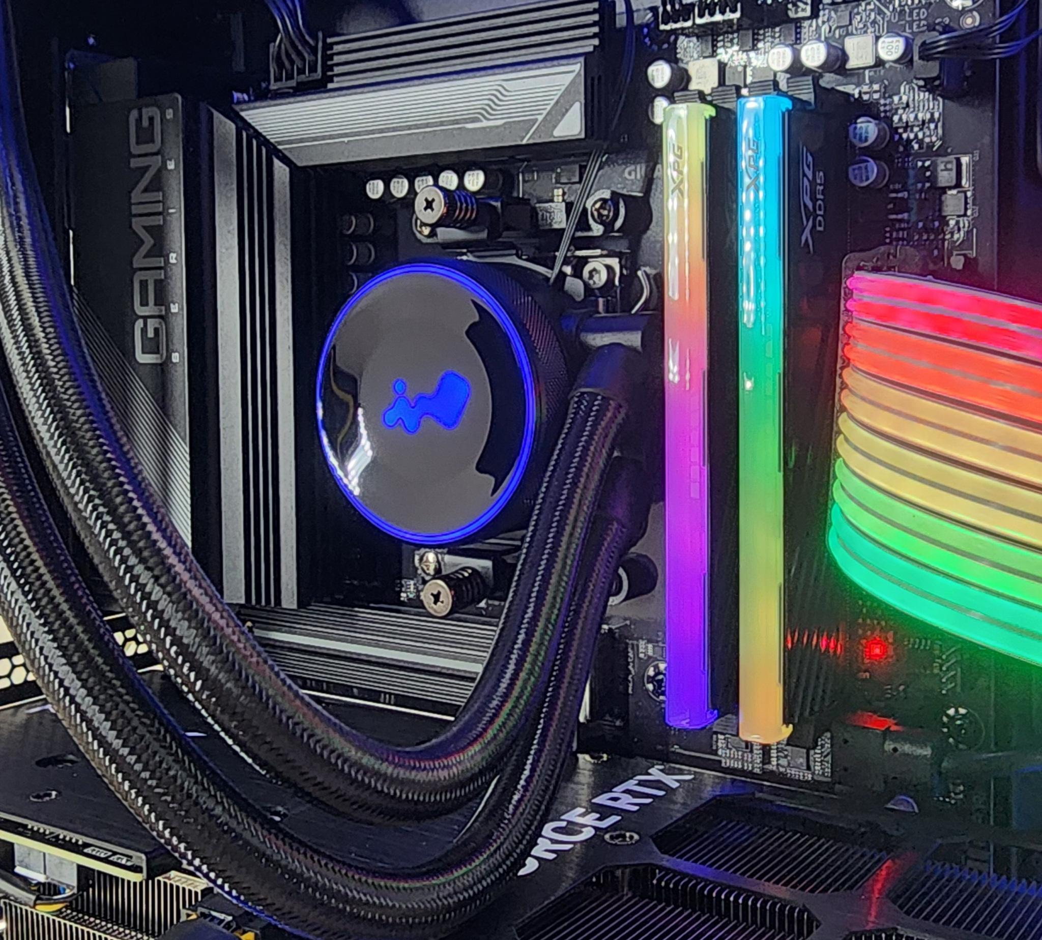 Gaming PC Ryzen 7 7800X3D 32GB RAM 2TB SSD RTX 4070 Ti SUPER 16GB Win11 Computer
