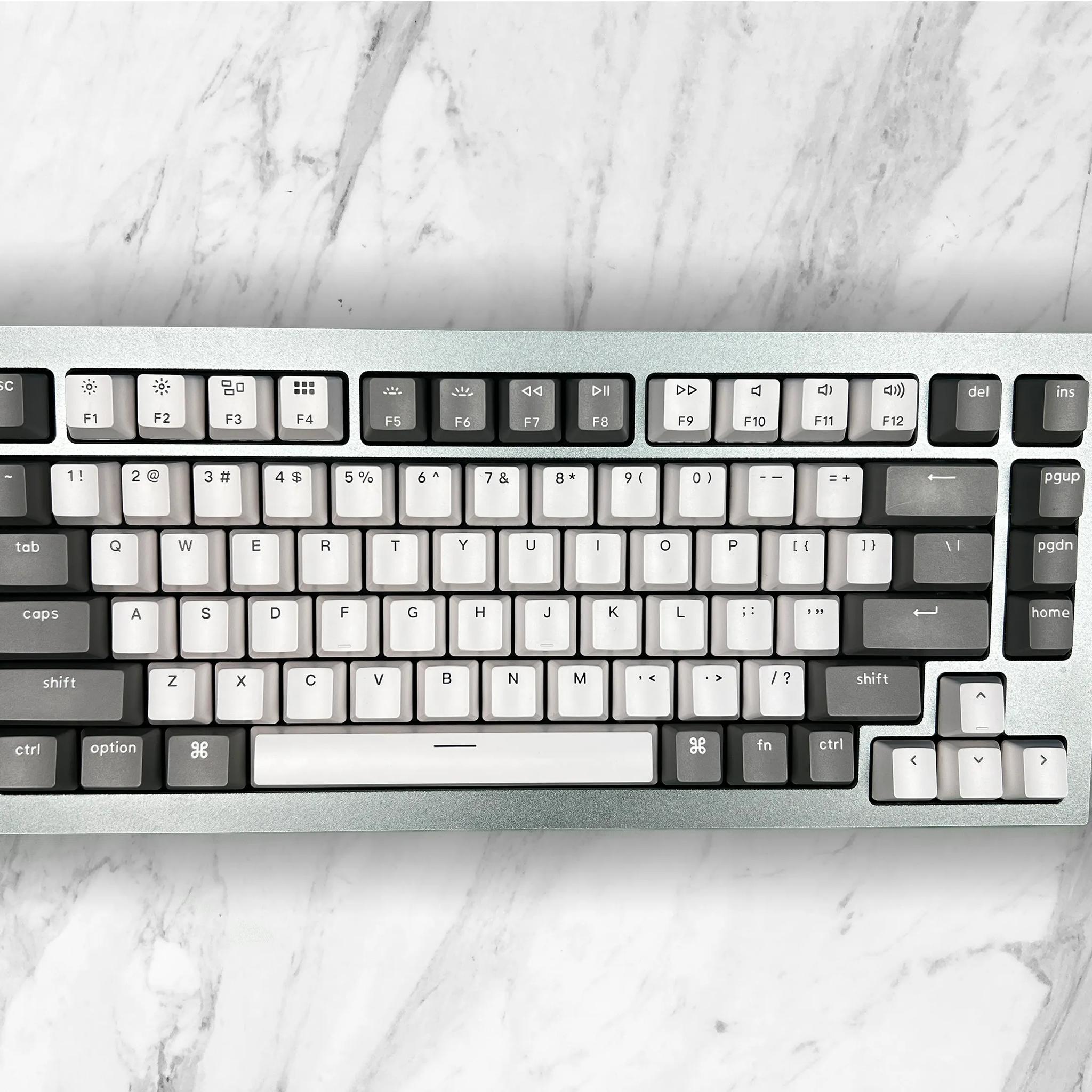 🖤⚪Silver Bullet⚪🖤 | Keychron Custom Aluminum 75% Mechanical Gaming Keyboard
