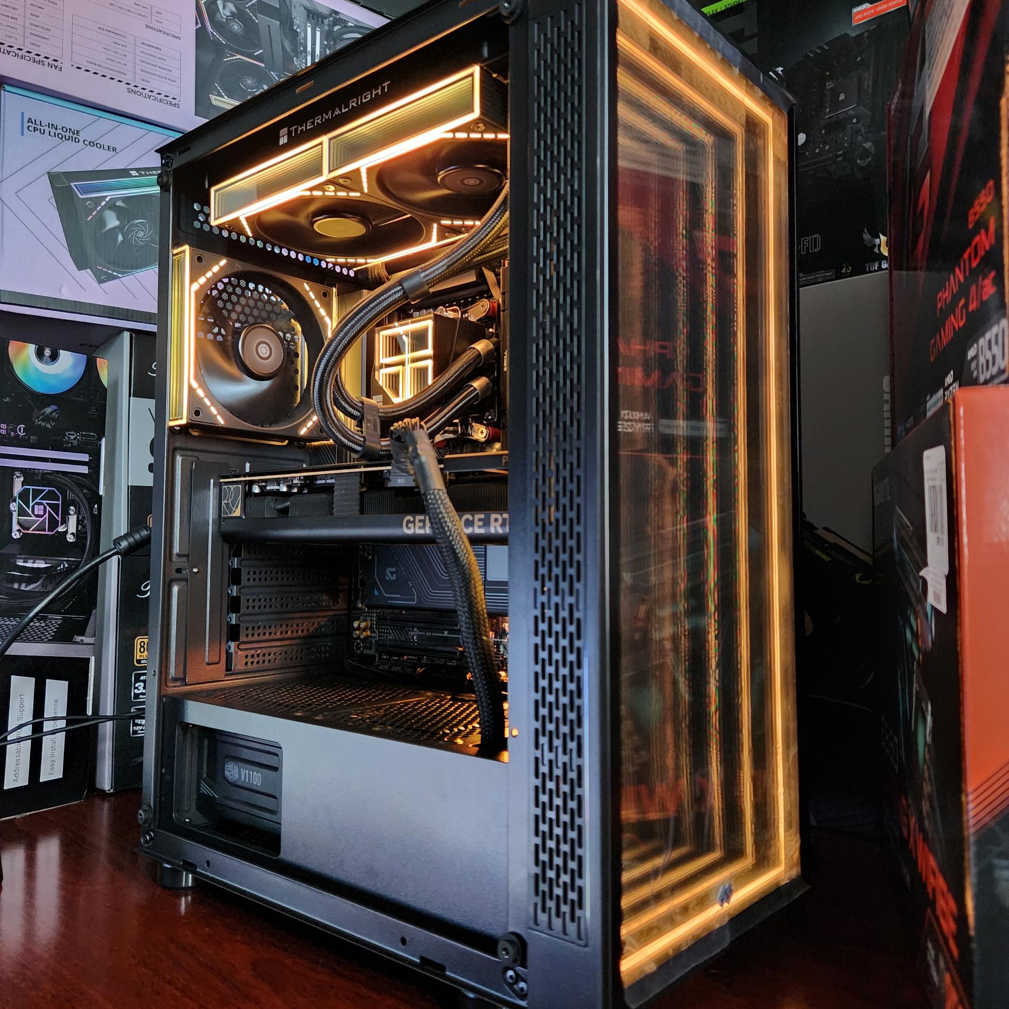 ✨AURUM✨ RTX 4070 TI SUPER 16GB | RYZEN 7 7800X3D | 32GB DDR5 6000MTs | 2 TB NVME | 1100W | WIFI & BT