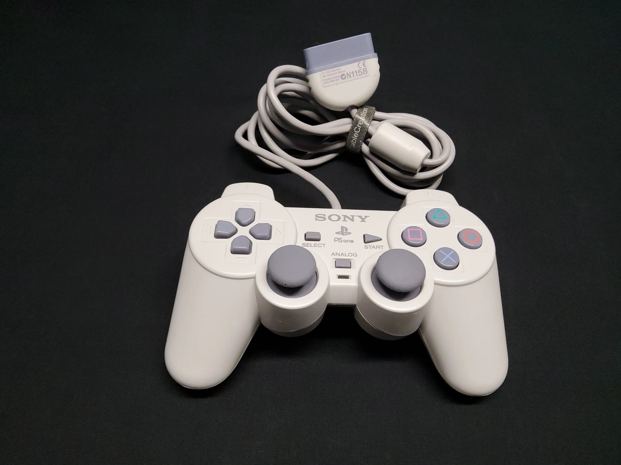 PlayStation PSOne Retro Console Dual Shock Controller + Memory Card
