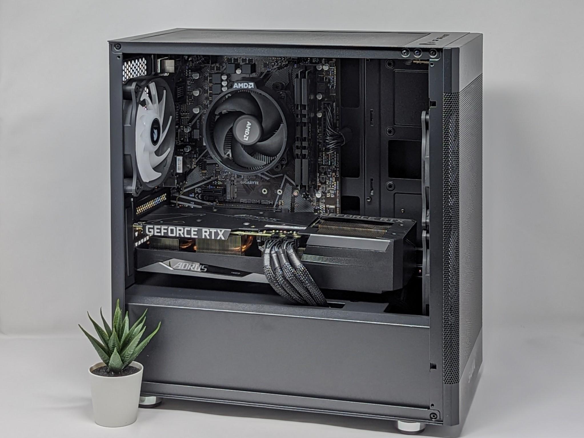 Sleek RTX Whisperer | Nvidia RTX 3060 | Ryzen 5 5500 | 16gb RAM | MSI M461 1TB Gen 4 NVMe SSD