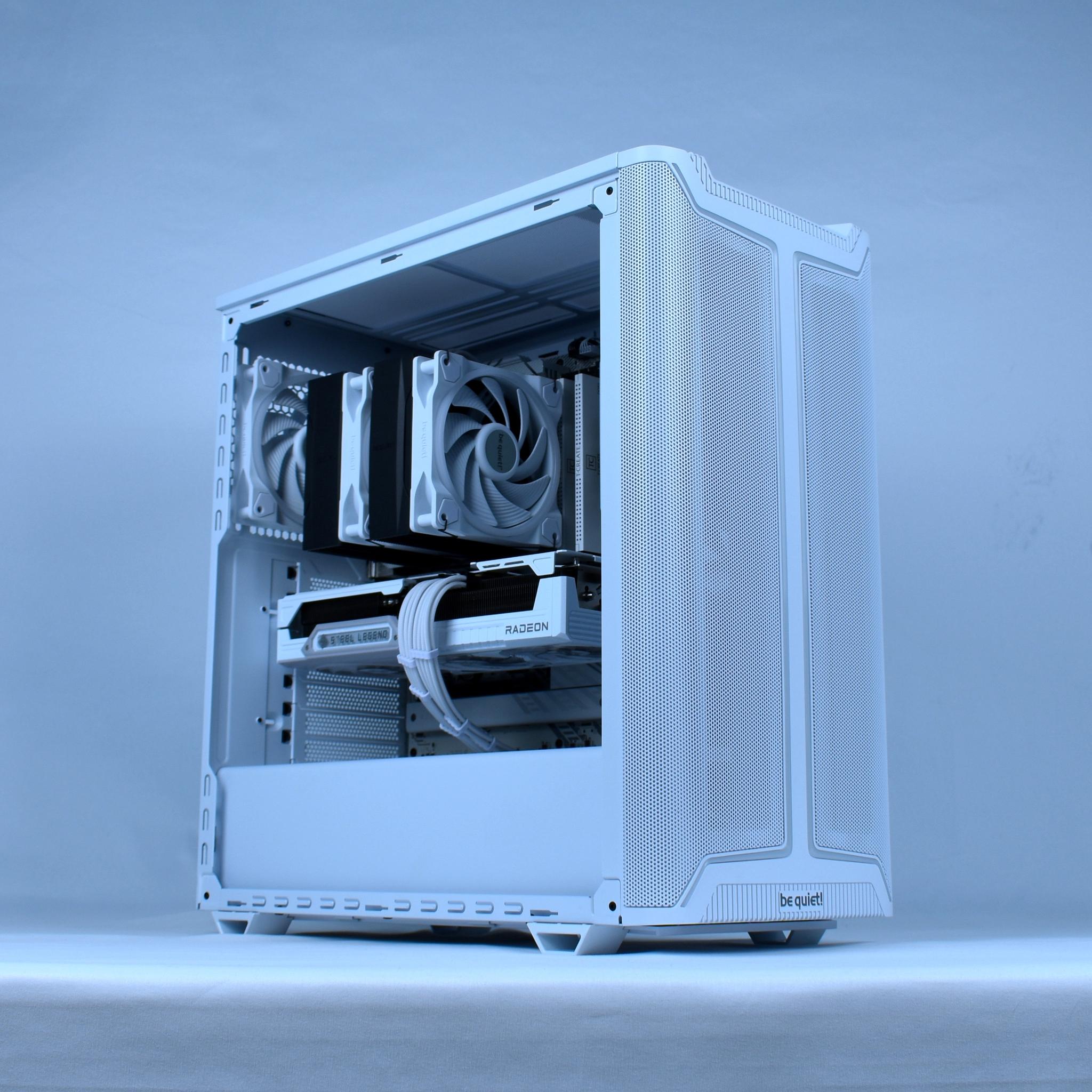 🦉❄️WHITE OWL❄️🦉 28Db idle/32Db load - be quiet! 1440p/4K Gaming PC | Ryzen 7800X3D, RX 9070 XT |