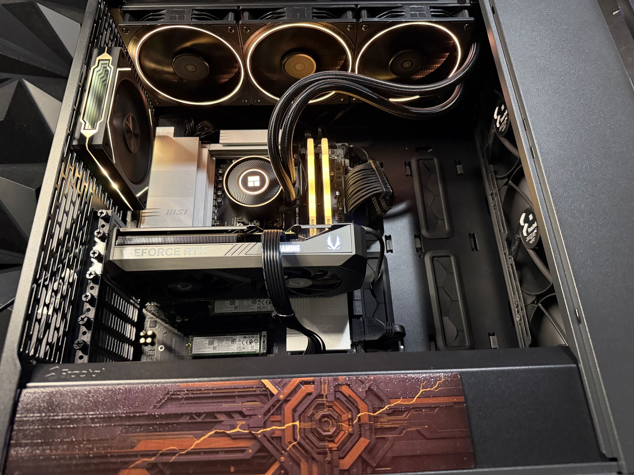 🪵⚙️ IRON WOOD ⚙️🪵 Ryzen 9 9900X| RTX 5070| 32 GB DDR5 8000Mhz|4.5 TB NVMe| 850W Gold PSU