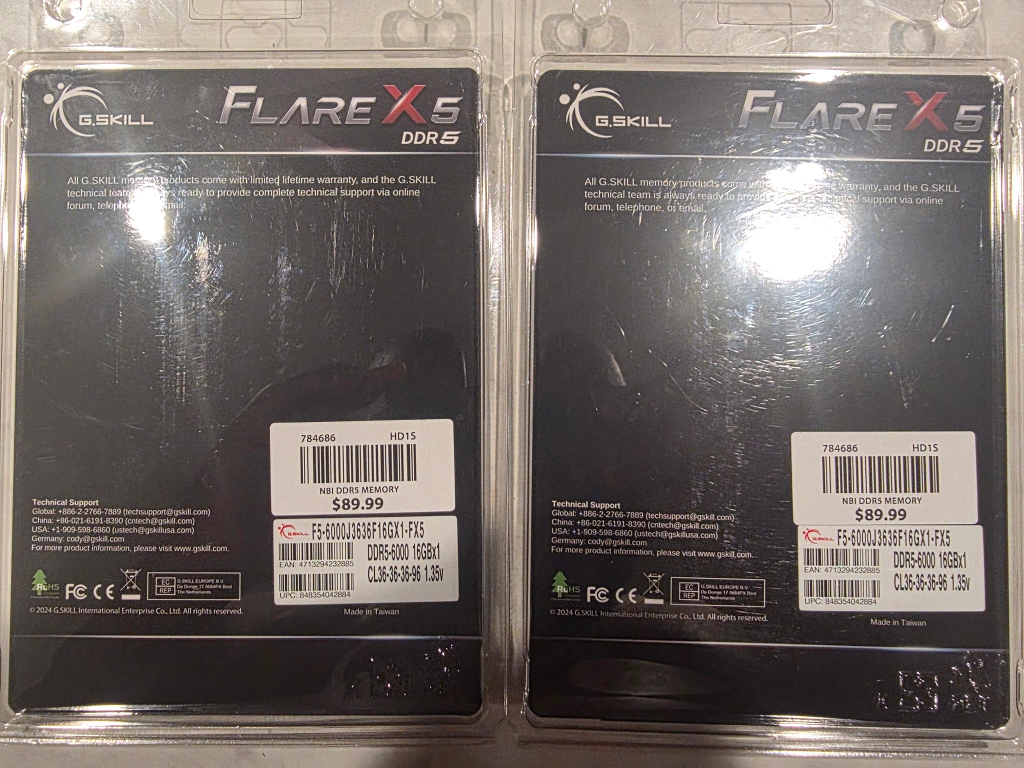 32gb ddr5 flare x 6000