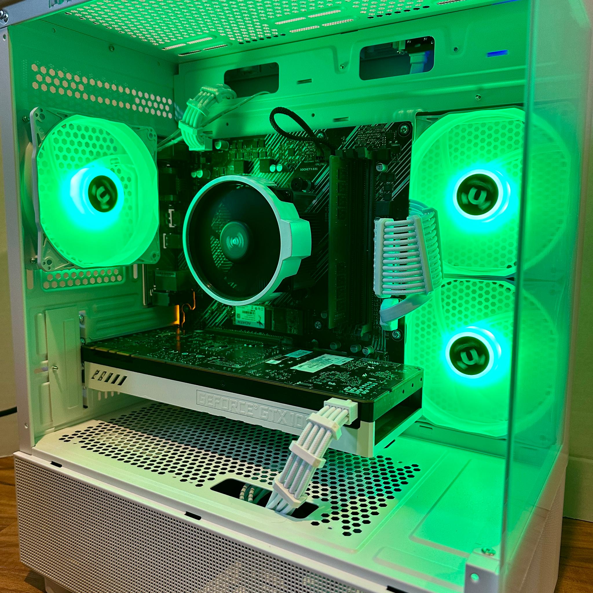 【値下げ中】ゲーミングPC Ryzen 2600X GEFORCE GTX1070 Black Gaming PC (Ryzen 5 2600X + GTX 1070 Ti + 1TB SSD + 16GB RAM