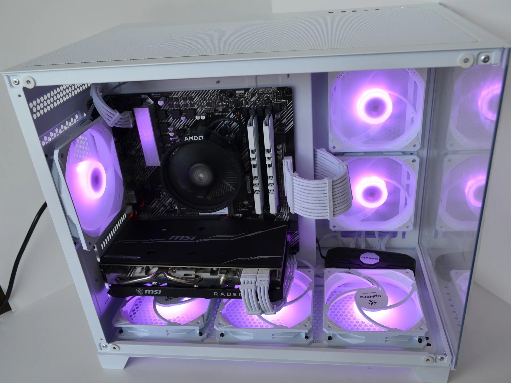 ❄️FrostBite🧊 Gaming PC - RX 5700 XT (RTX 3060 Equivalent) - Ryzen 5 5600g - 16GB Ram - 1TB NVME