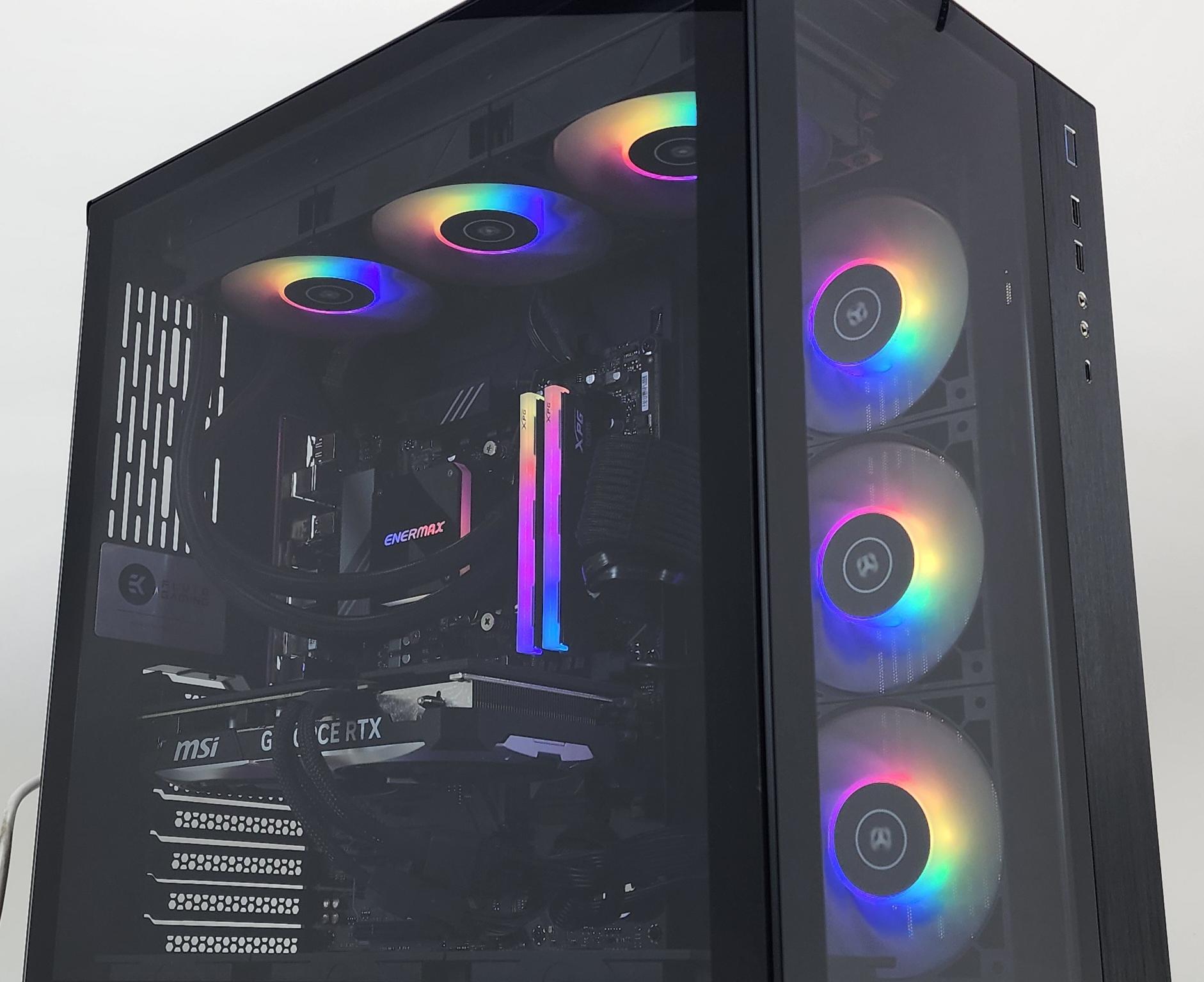 Gaming PC Ryzen 9 9900X 32GB RAM 2TB SSD RTX 4070 SUPER 12GB Windows 11 Computer