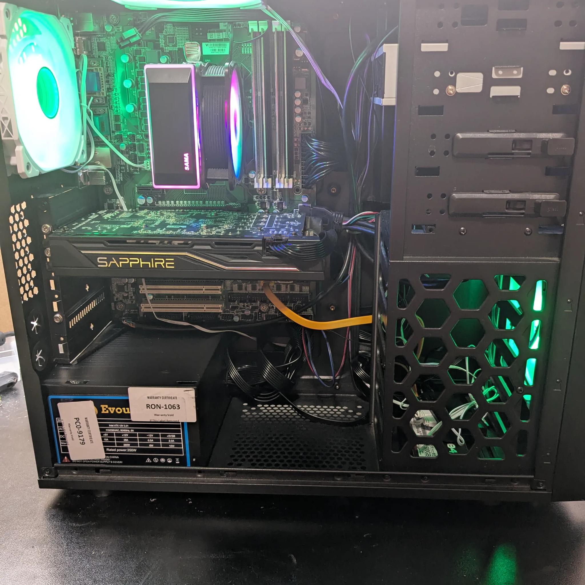 100 FPS Fortnite | 180 Day Warranty | i5-4570 , 16GB RAM, 500GB SSD, RX 470 8GB, RGB, Wifi, Win10