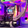 🔥 RTX 4060 Watercooled LCD Performance Gaming PC - Ryzen 5 4500, 16gb, 1tb NVME
