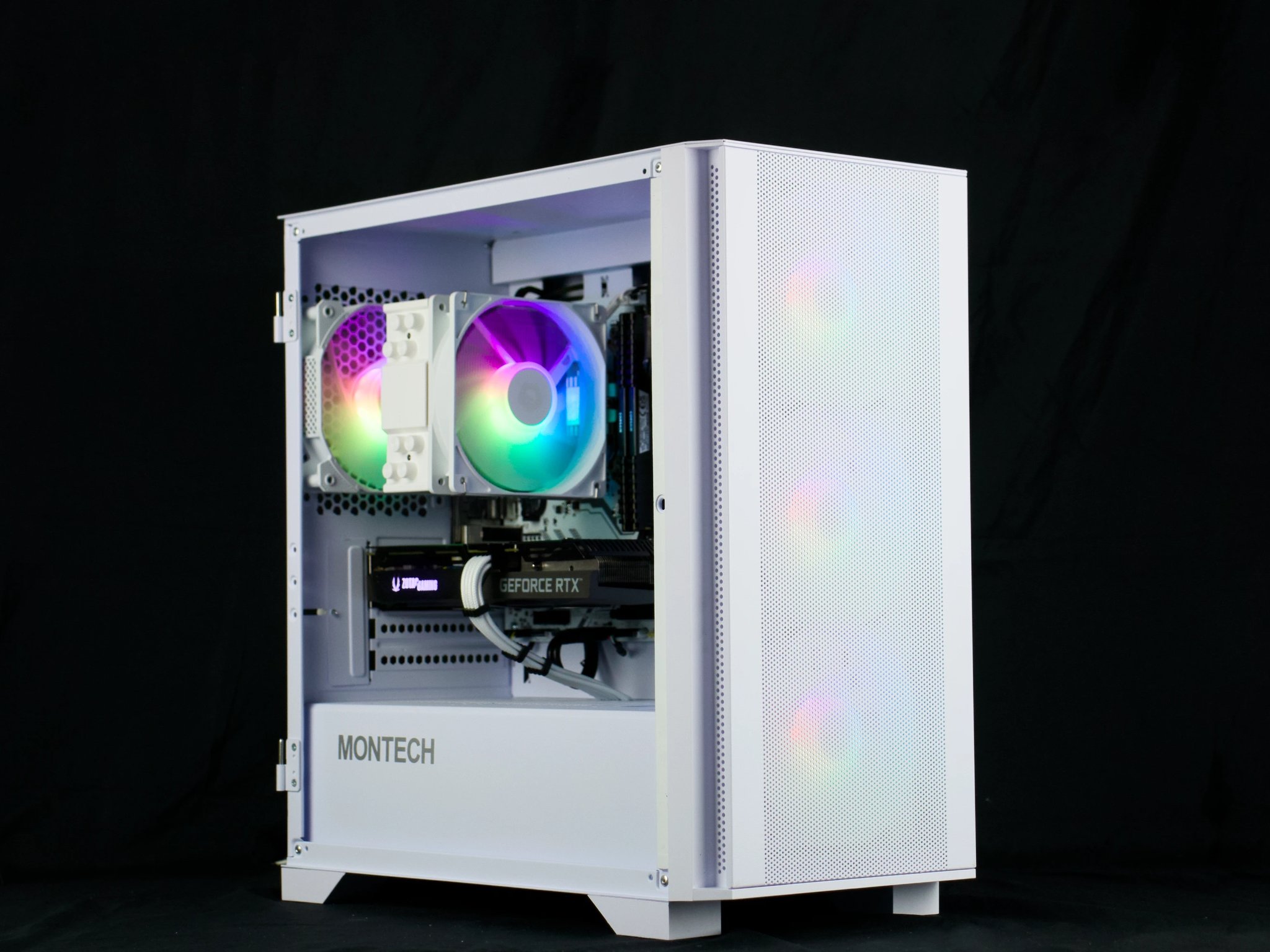 🧊❄️🧊 White Gaming PC – RTX 3060 TI , Ryzen 5 3600, 16GB RAM, 500GB SSD - WiFi, BlueTooth 🧊❄️🧊