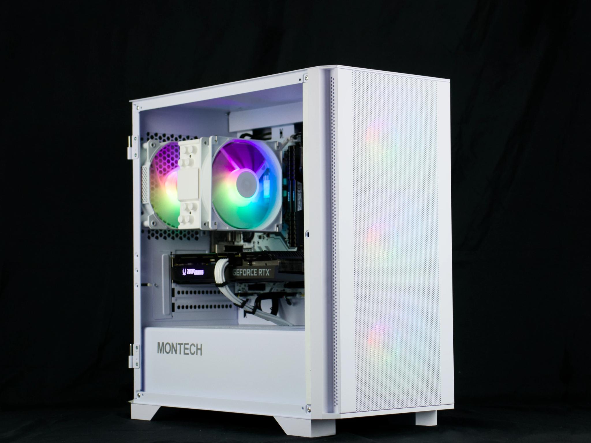 🧊❄️🧊 White Gaming PC – RTX 3060 TI , Ryzen 5 3600, 16GB RAM, 500GB SSD - WiFi, BlueTooth🧊❄️🧊