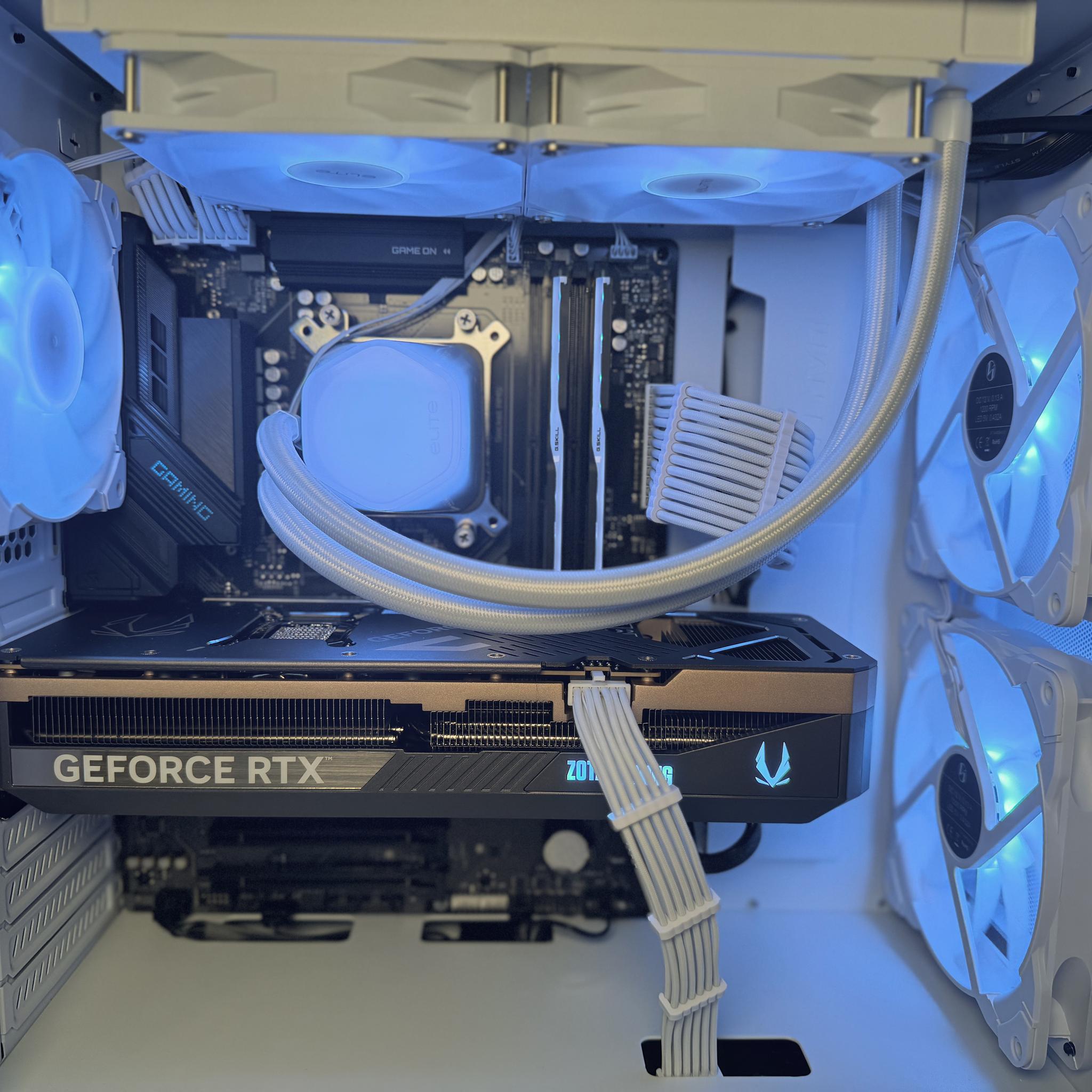 🤍🚀 WHITE FLAGSHIP MONSTER | Ryzen 9 9800X3D | RTX 5080 | 32GB DDR5 6000 | 2TB 990 EVO | 240mm AIO 🚀🤍