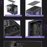 🐾  Memphis-S Meow Ninja Ultimate Combo | Case + 3 RGB Meow Fans + Lightning Panel + Mouse Pad |