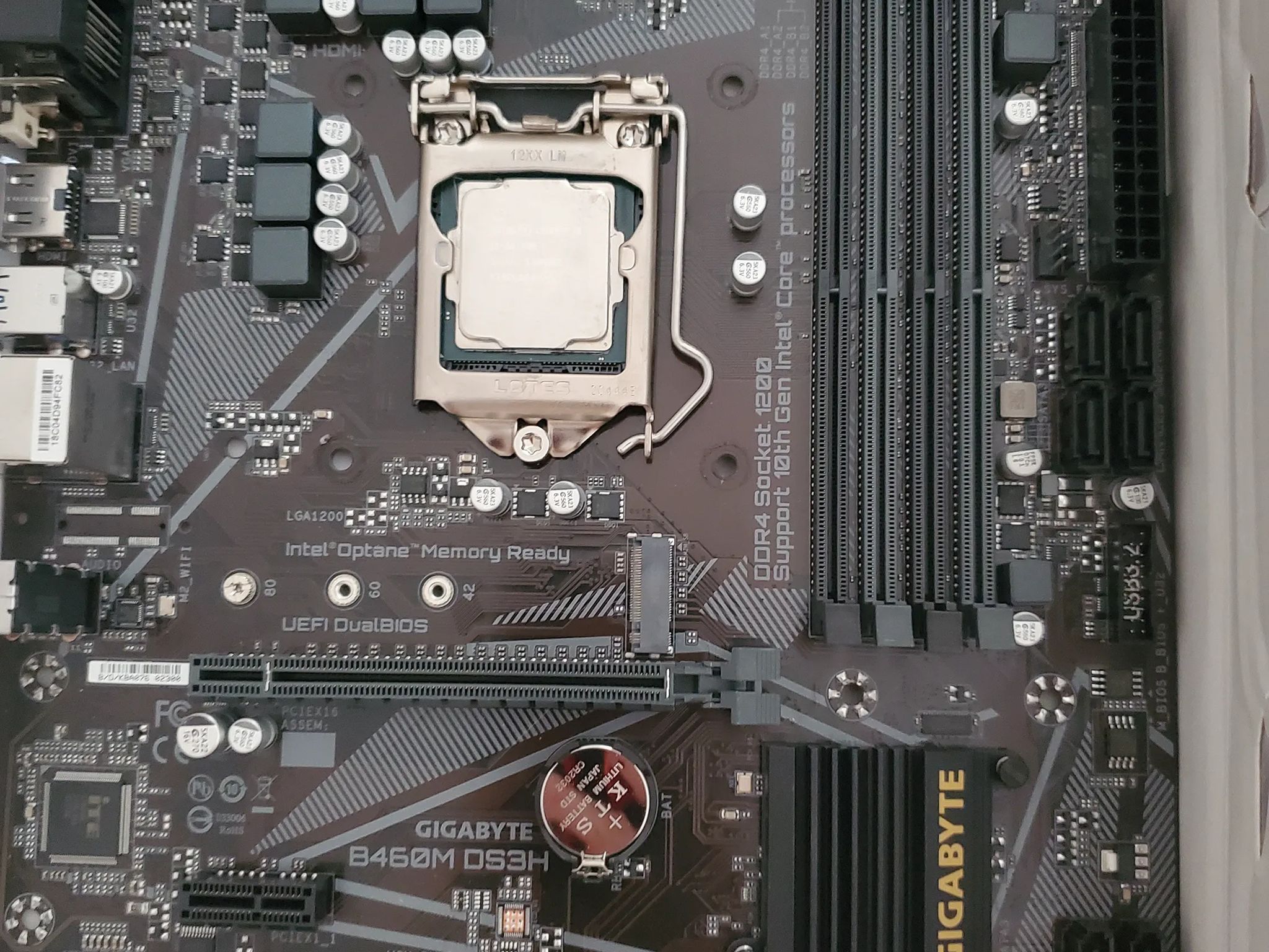 B460M Motherboard w/ Intel I3-10100f