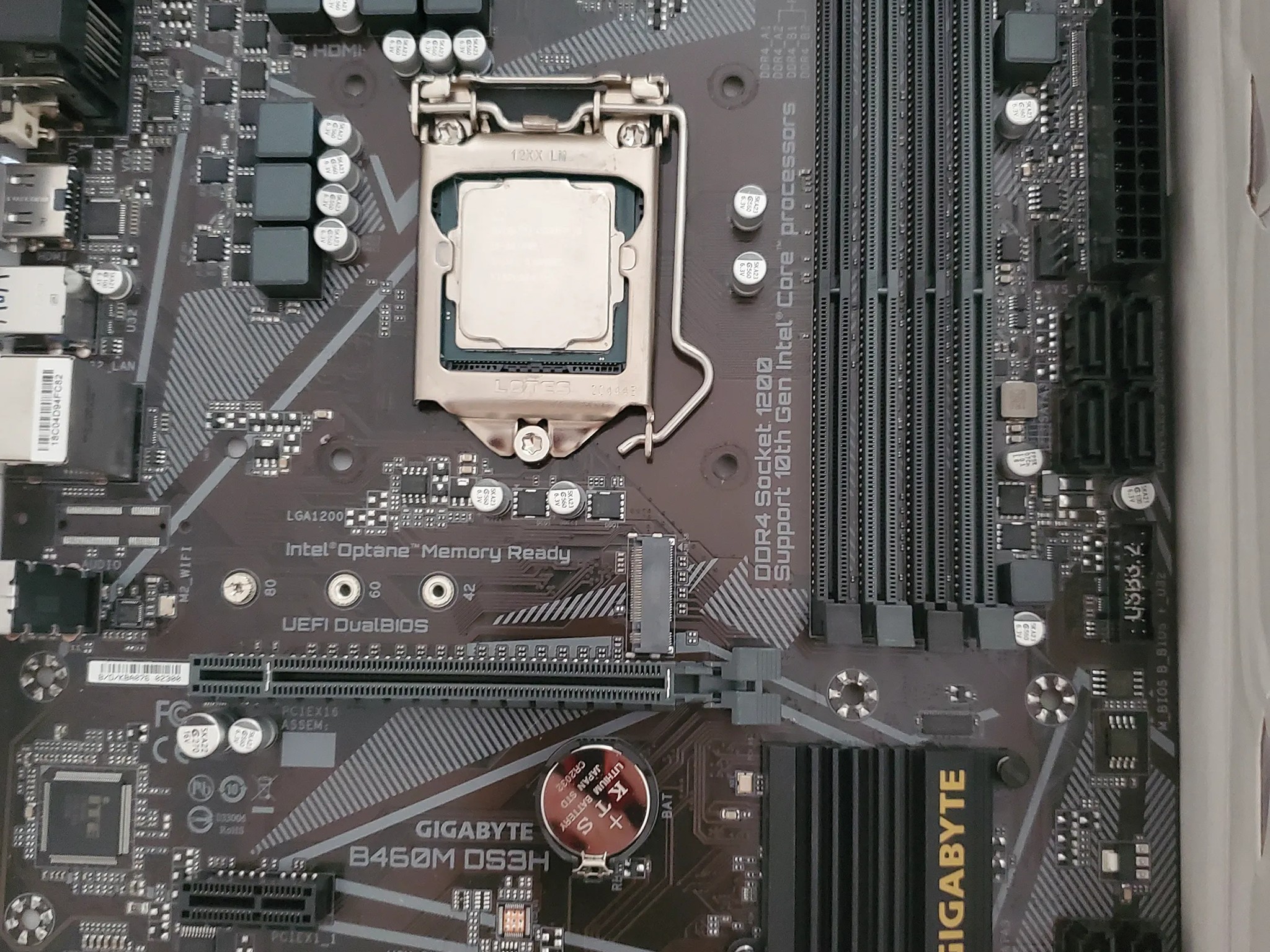 B460M Motherboard w/ Intel I3-10100f