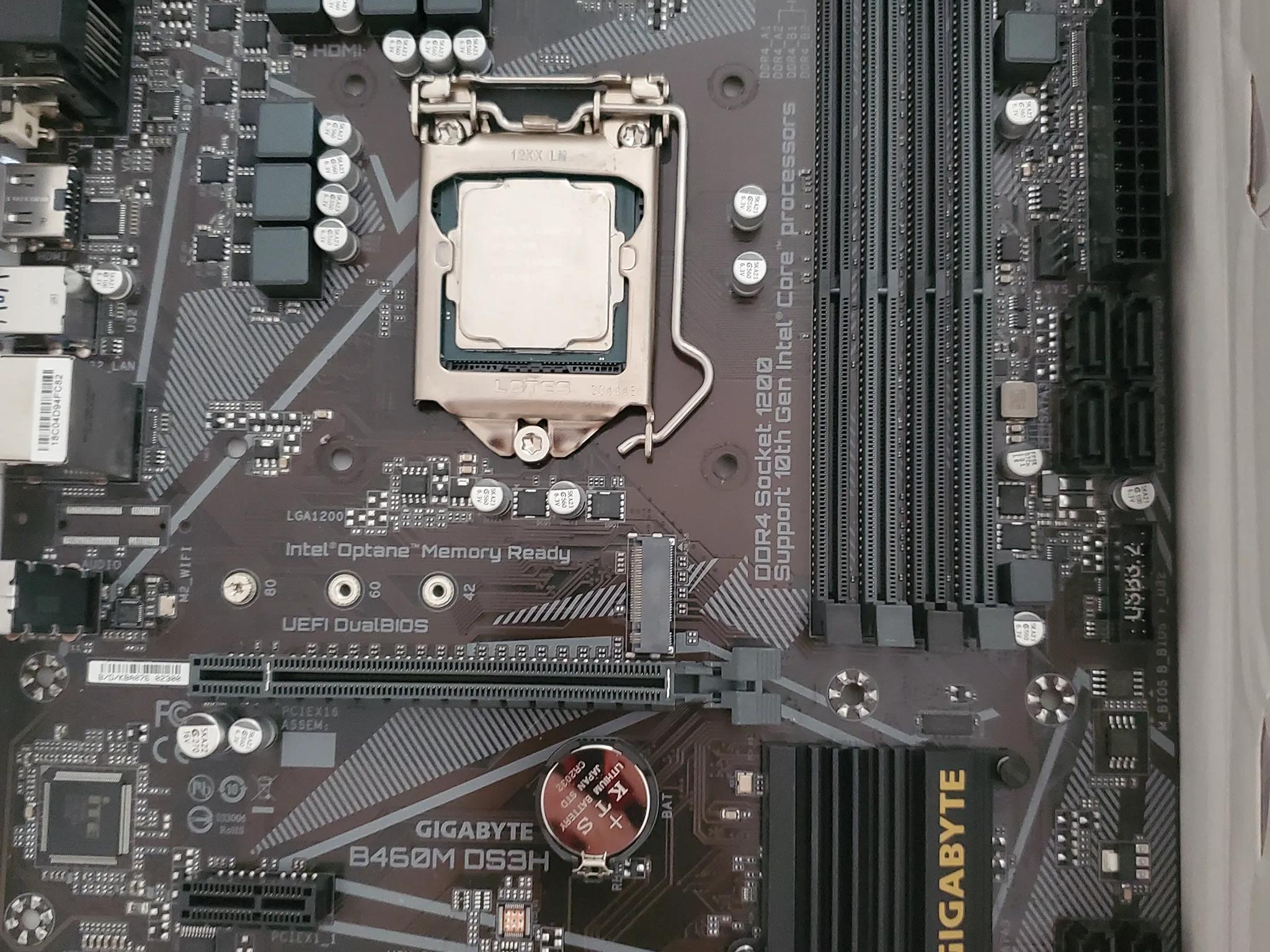 B460M Motherboard w/ Intel I3-10100f