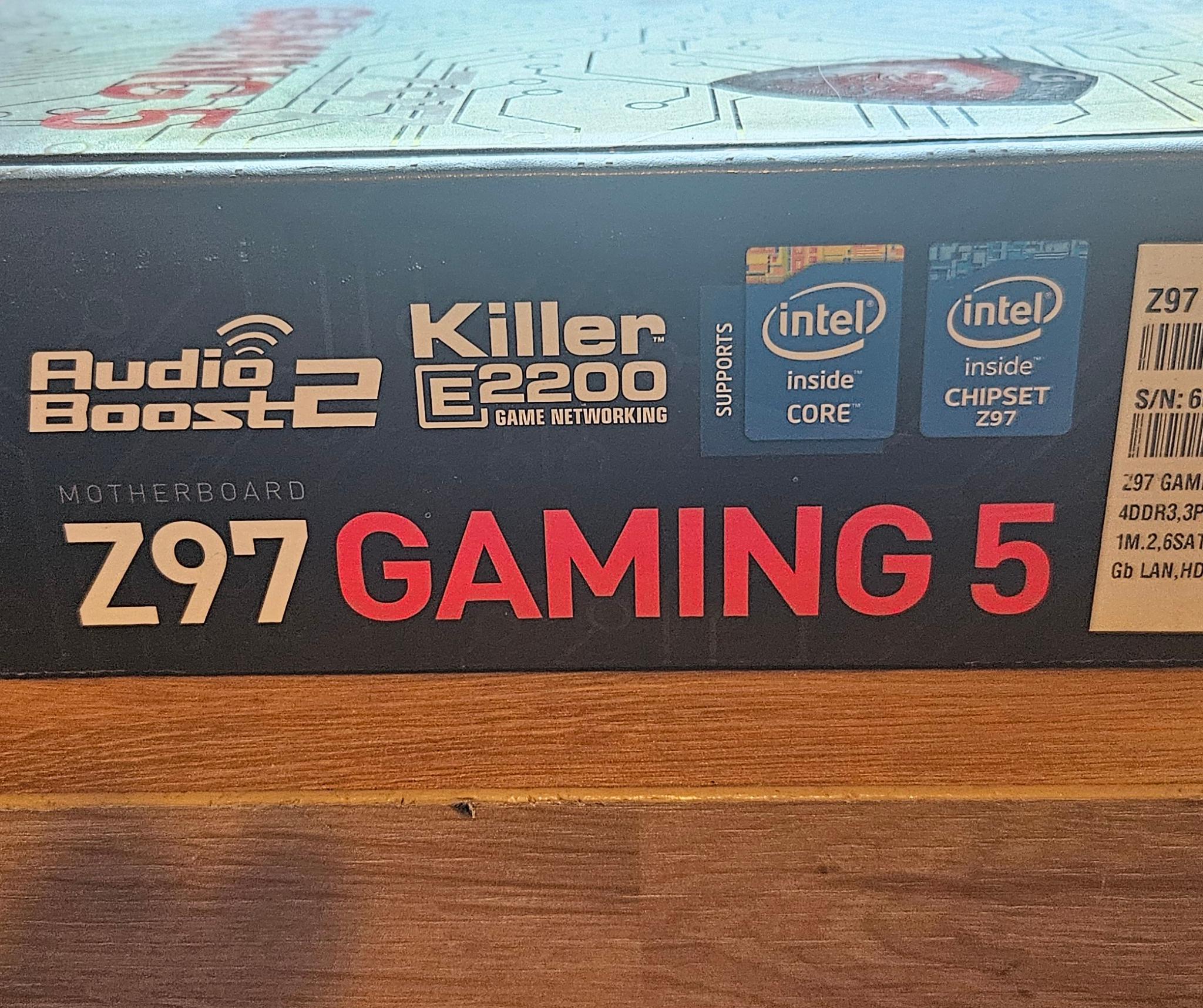 MSI Z97 Gaming 5 ATX Gaming MB & Intel i5-4590T