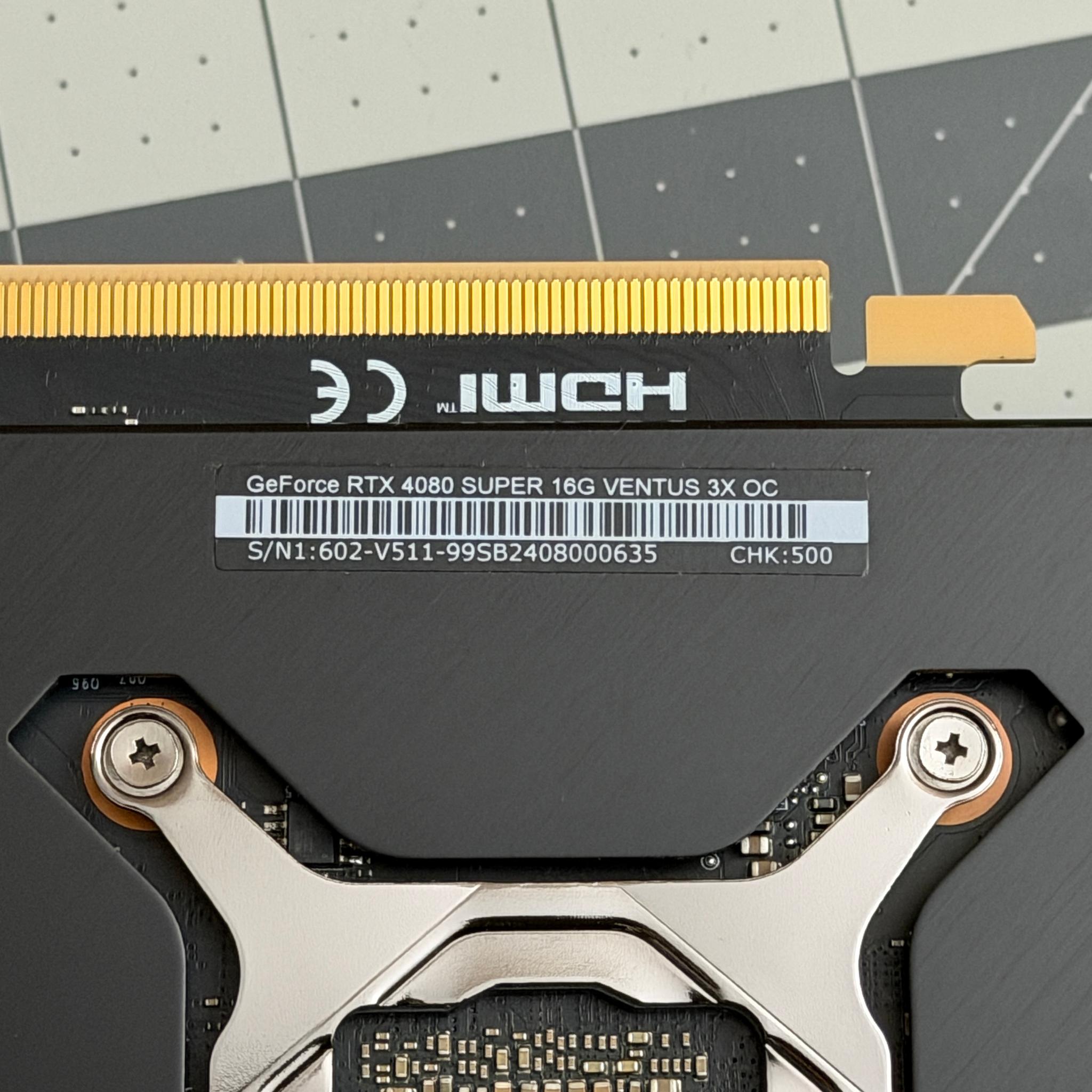 MSI VENTUS 3X OC GeForce RTX 4080 SUPER