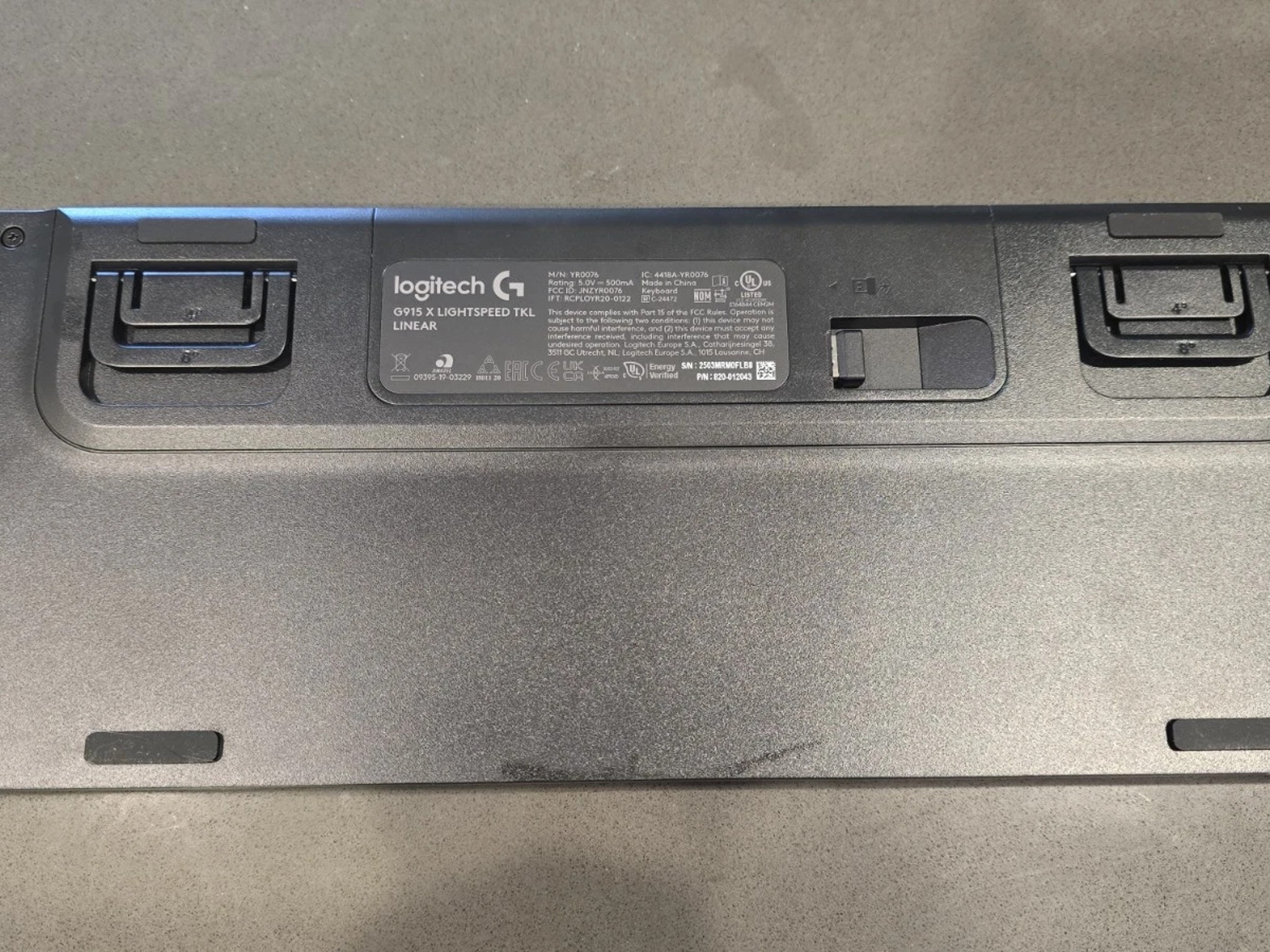 Logitech G915 x Lightspeed TKL Linear Keyboard